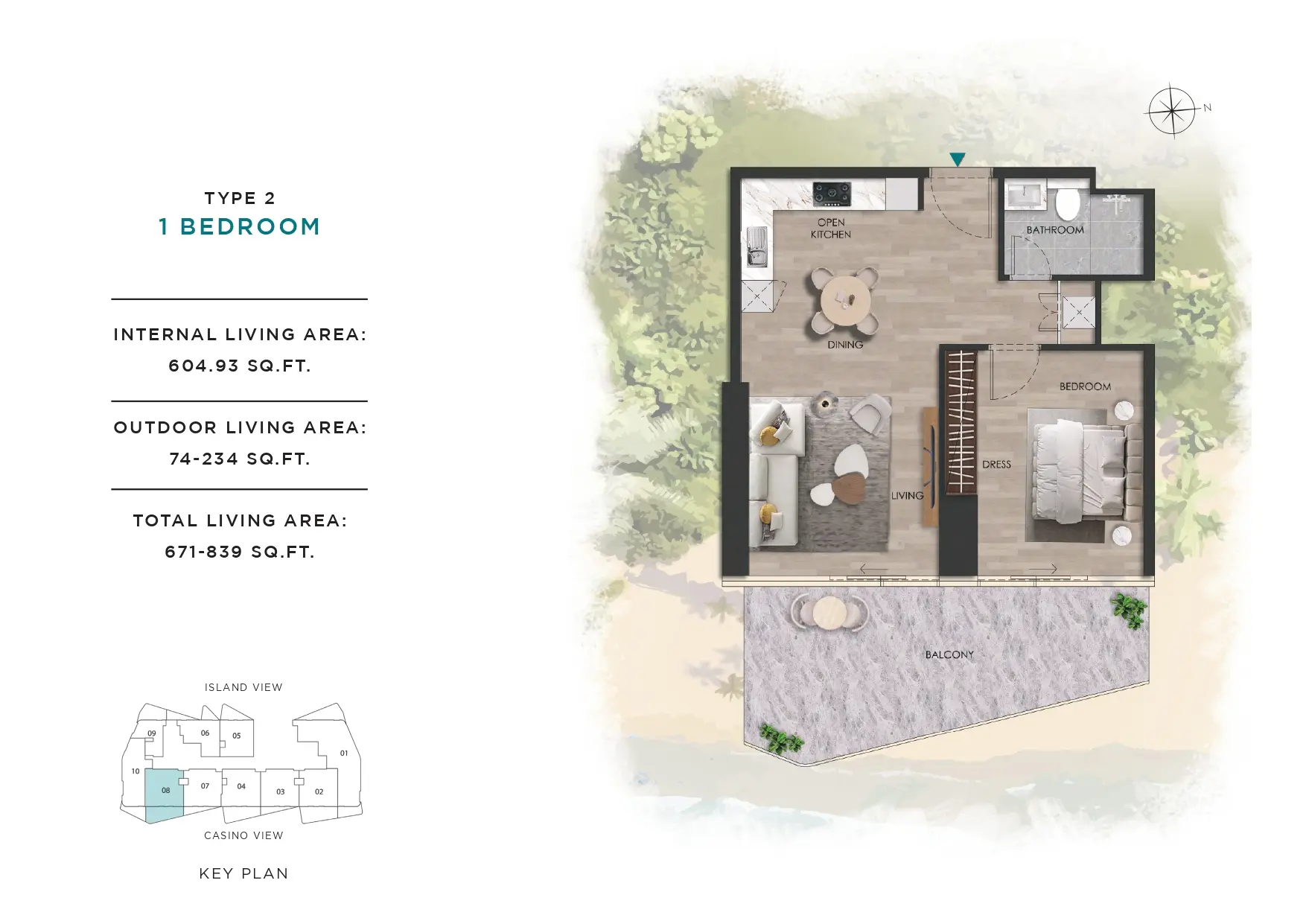 Type 2 floor plan