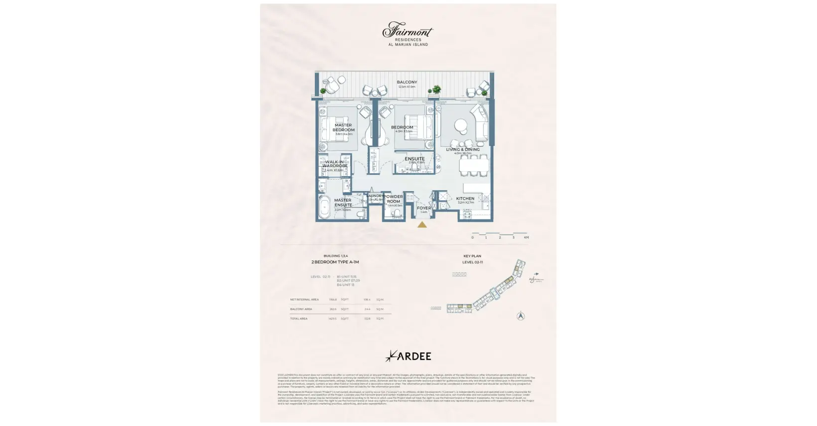 Type A-1M floor plan