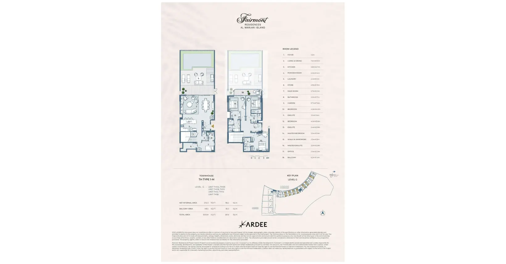 Type TH 1-M floor plan