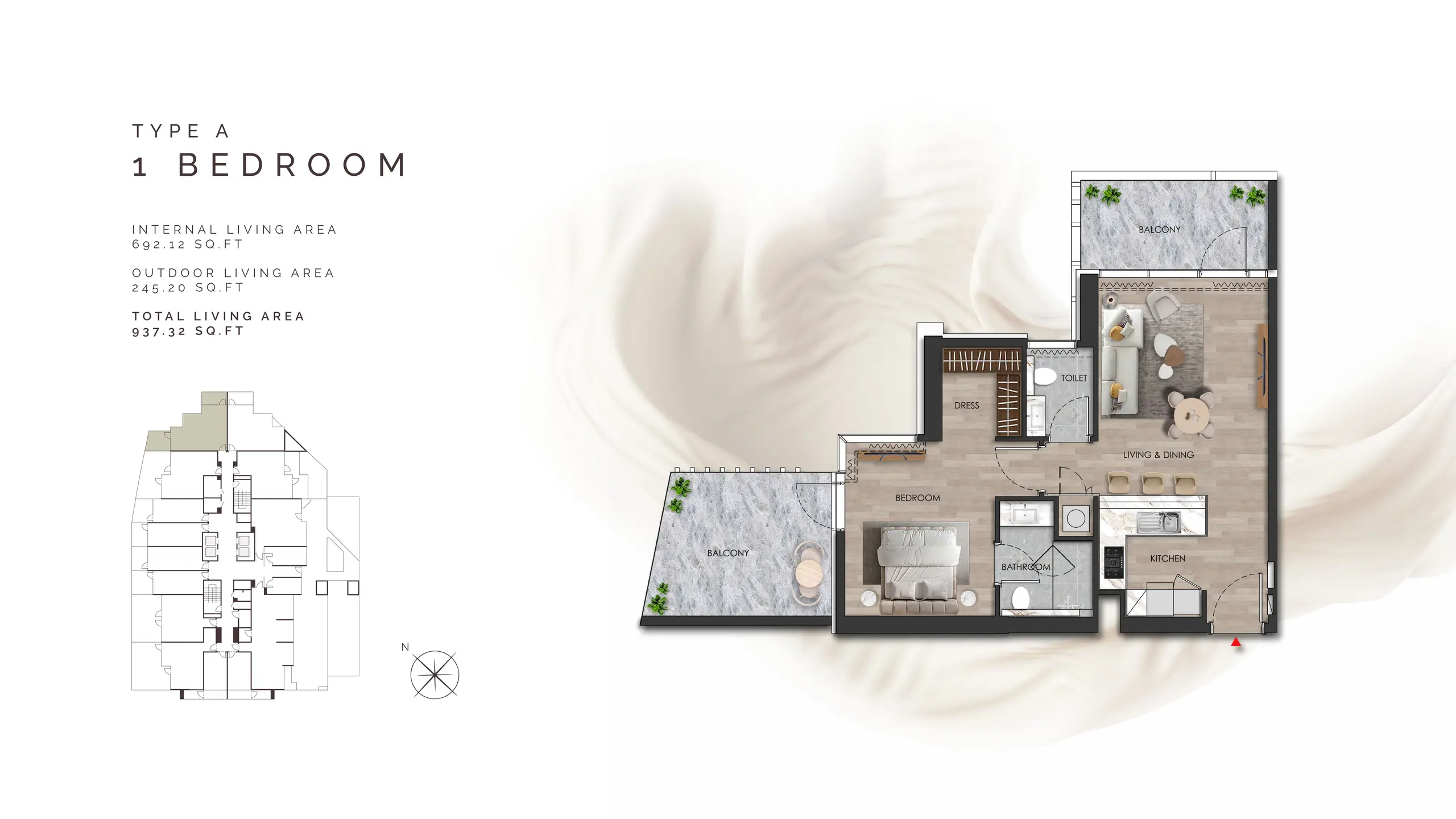 Type A floor plan
