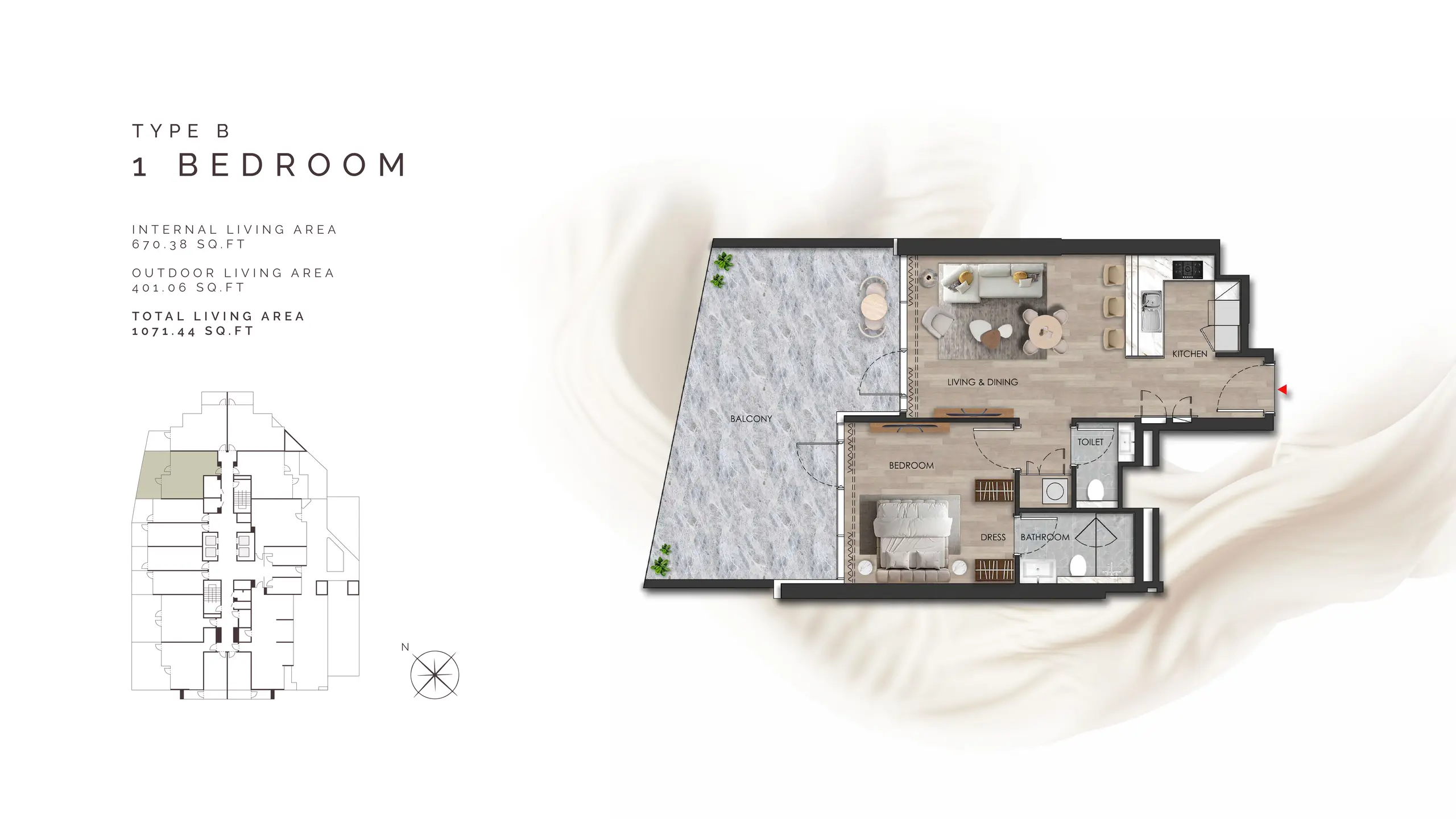 Type B floor plan