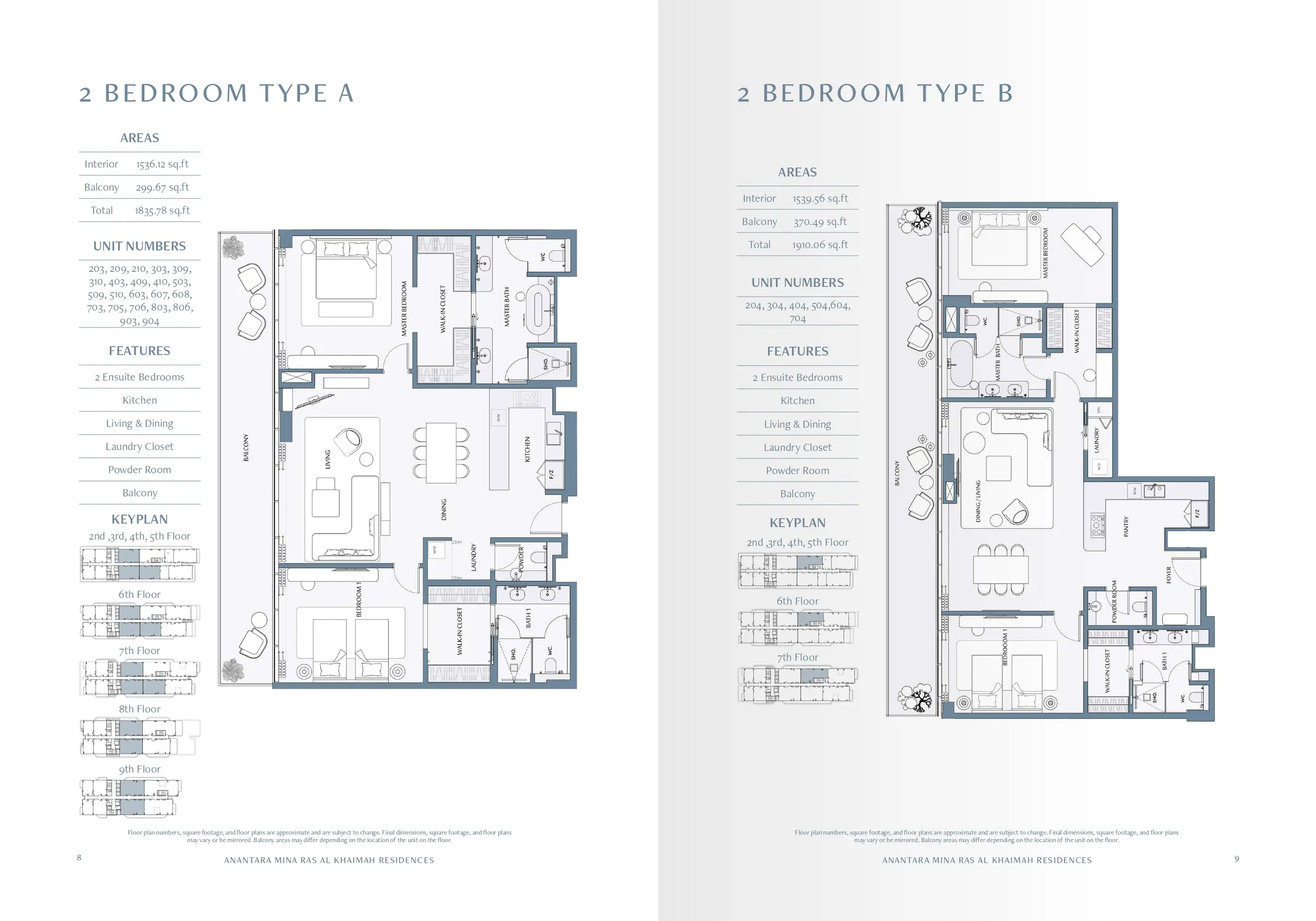 Type B floor plan