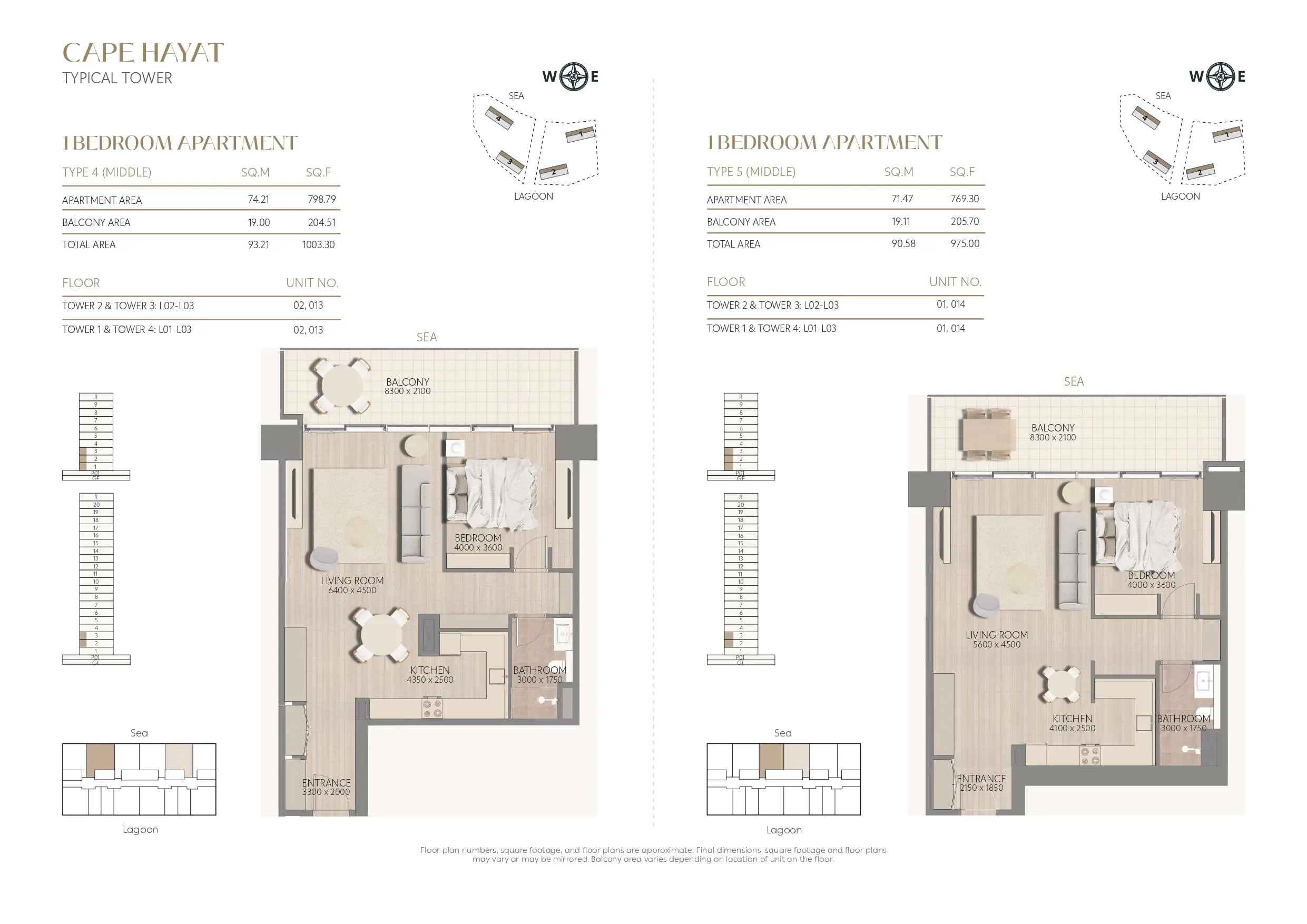 Type 5 floor plan