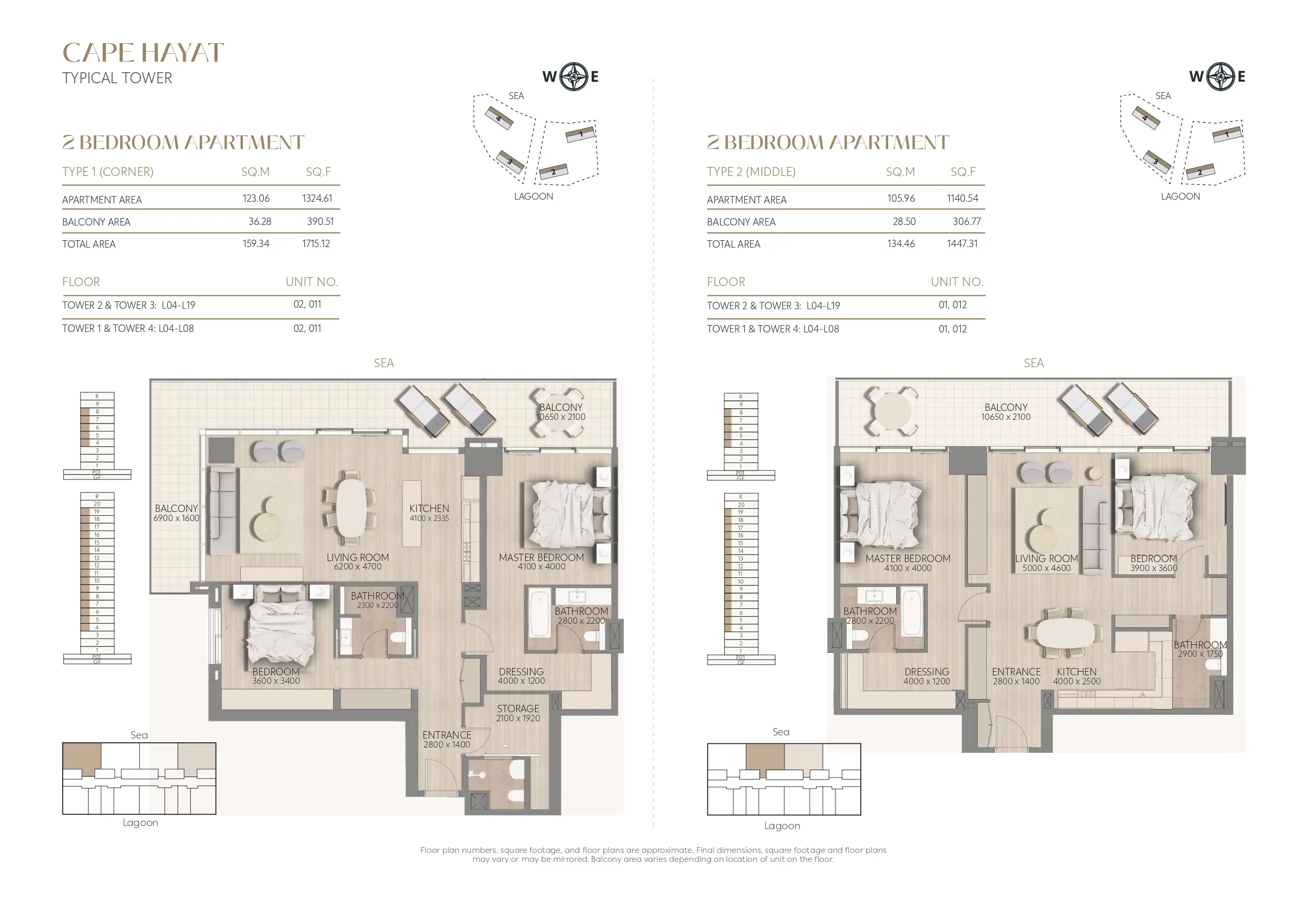 Type 2 floor plan