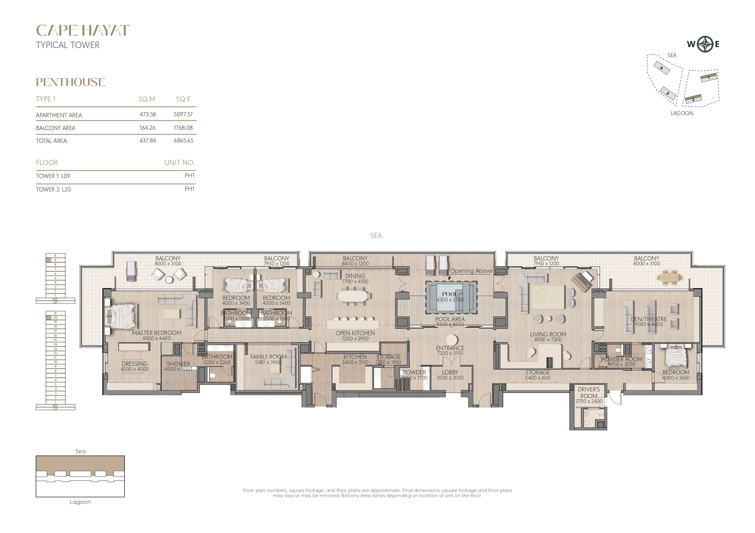 Type 1 floor plan