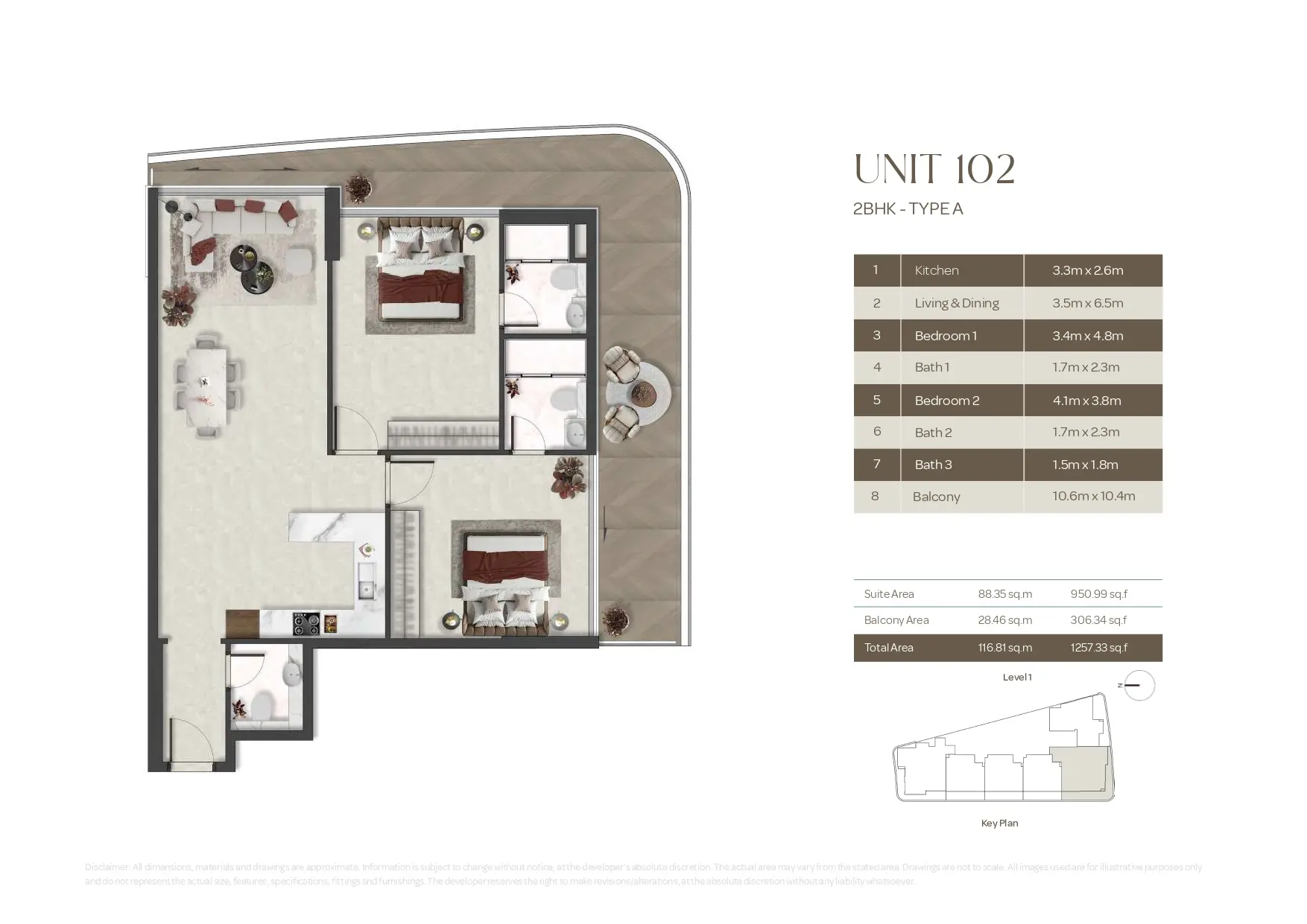 Type A floor plan