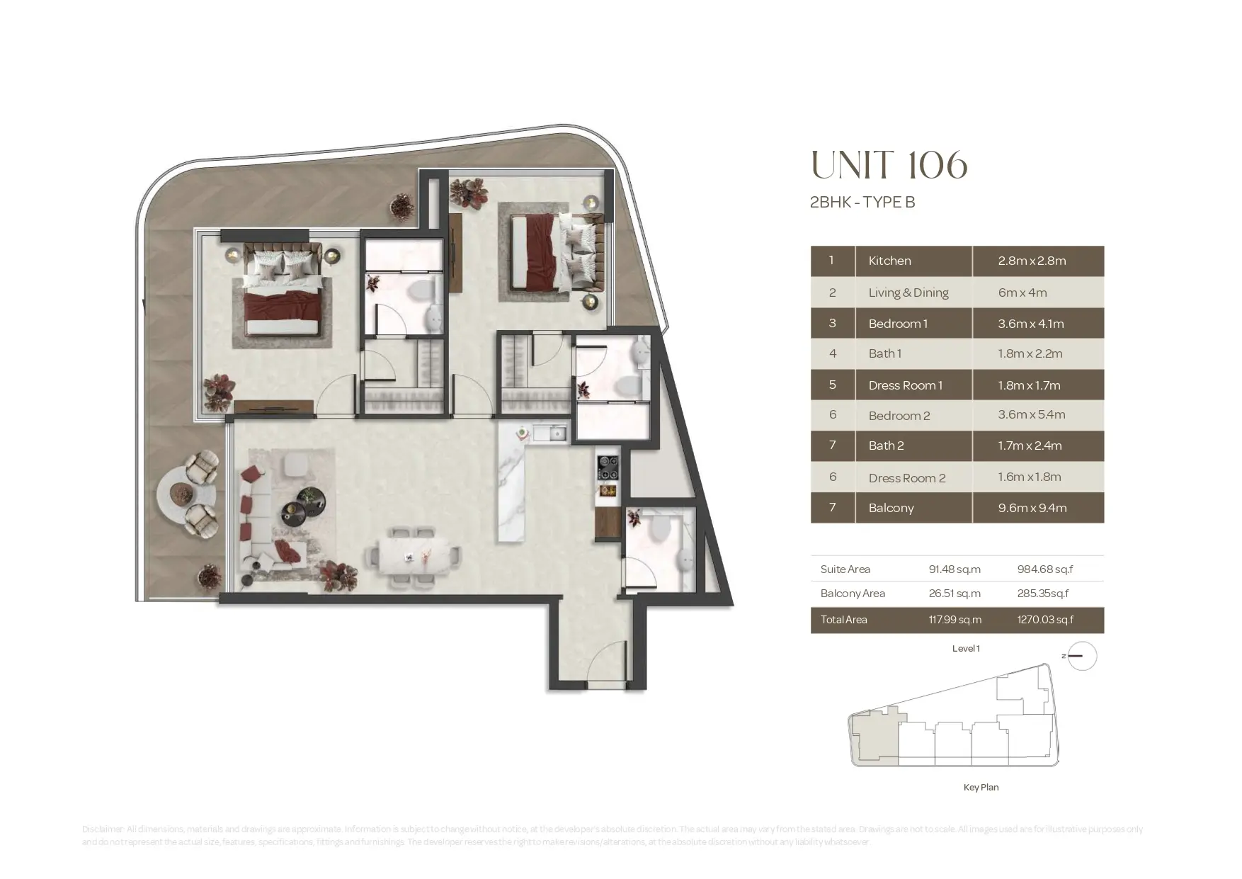 Type B floor plan