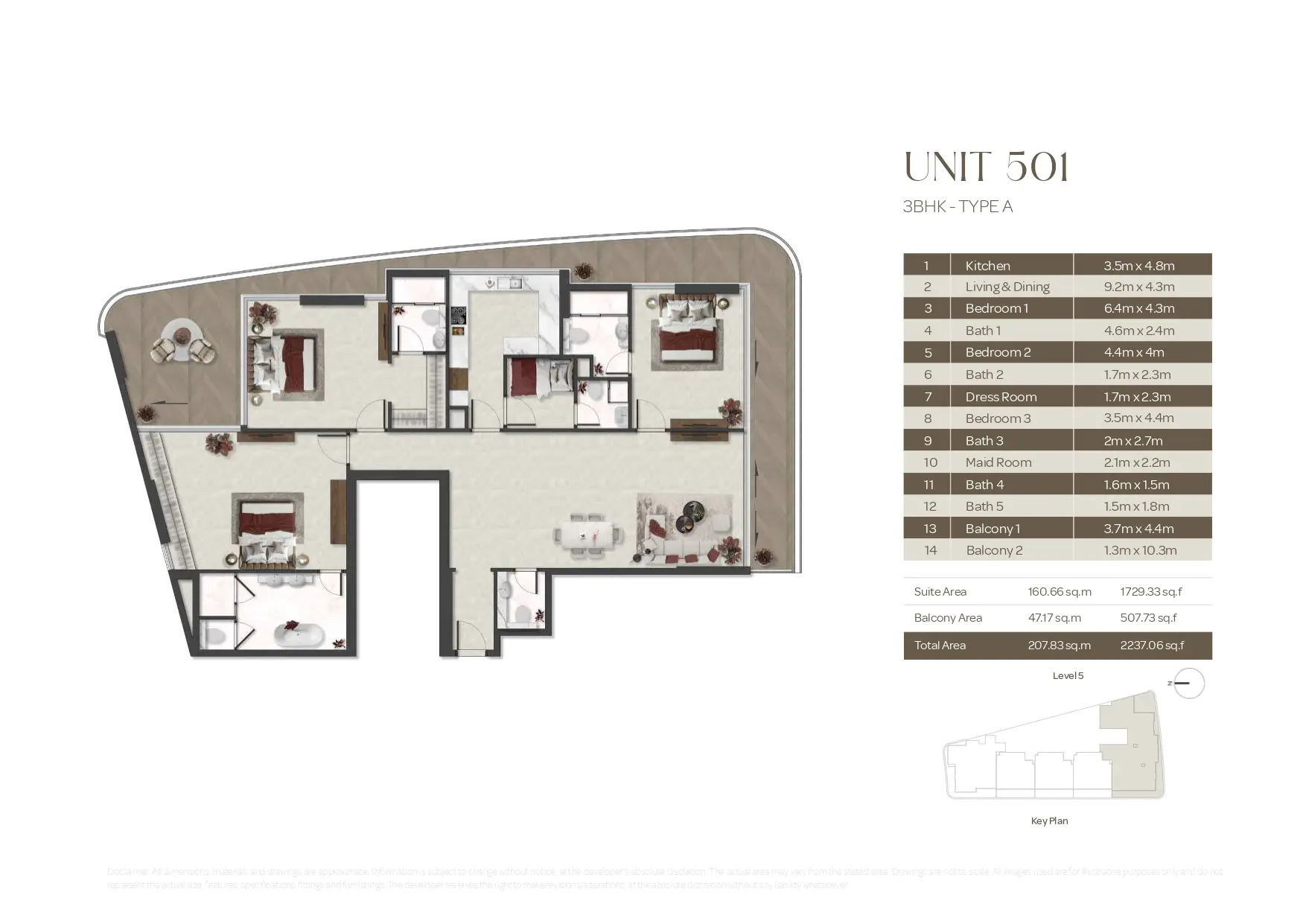 Type A floor plan