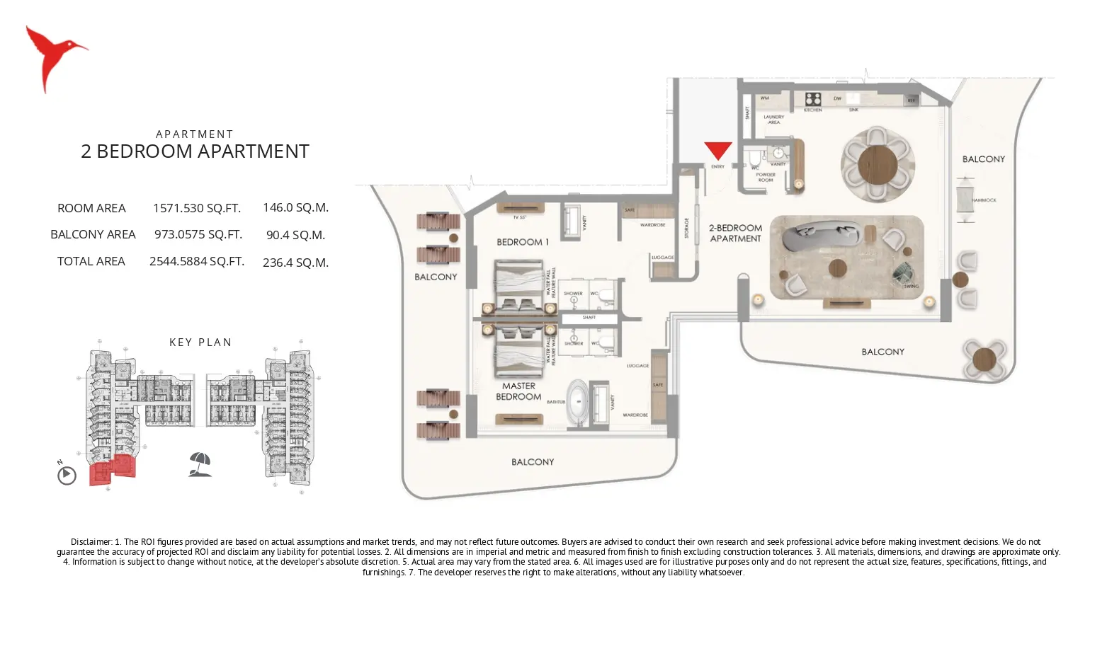 Corner Wing floor plan