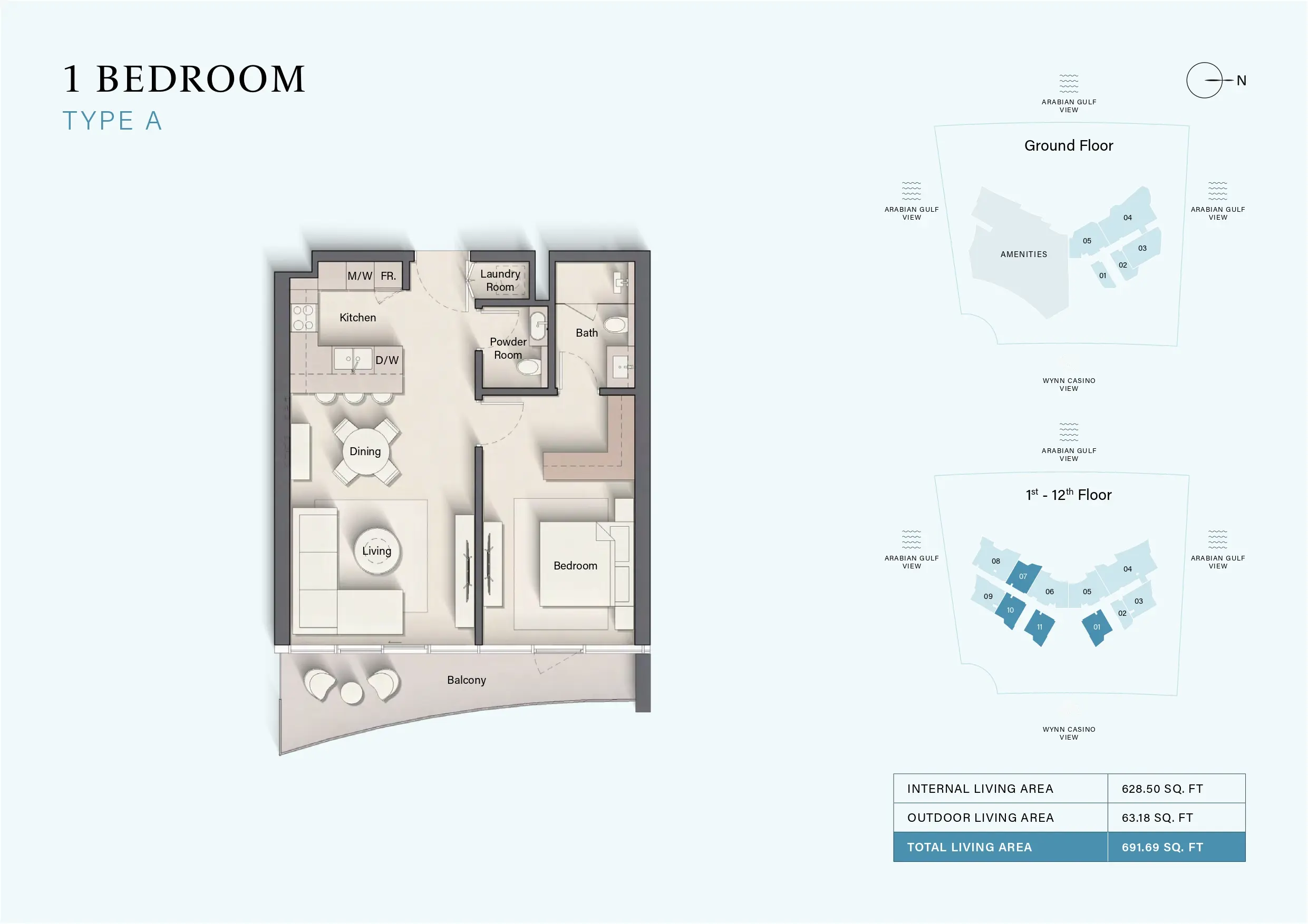 Type A floor plan