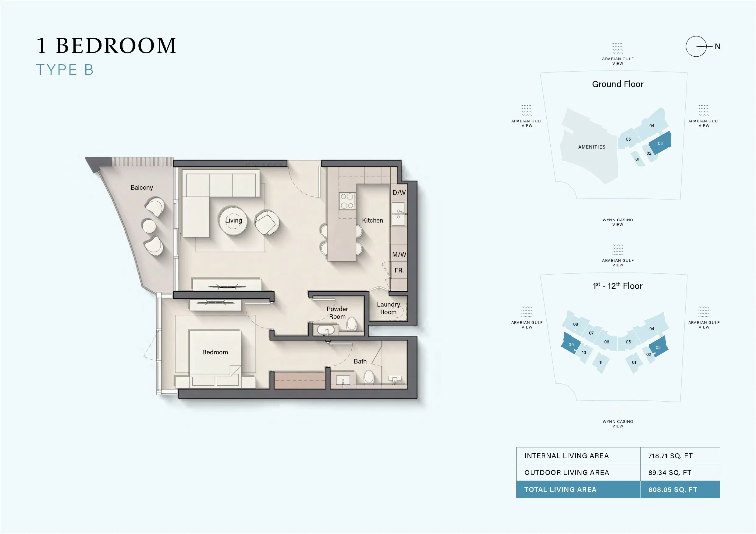 Type B floor plan