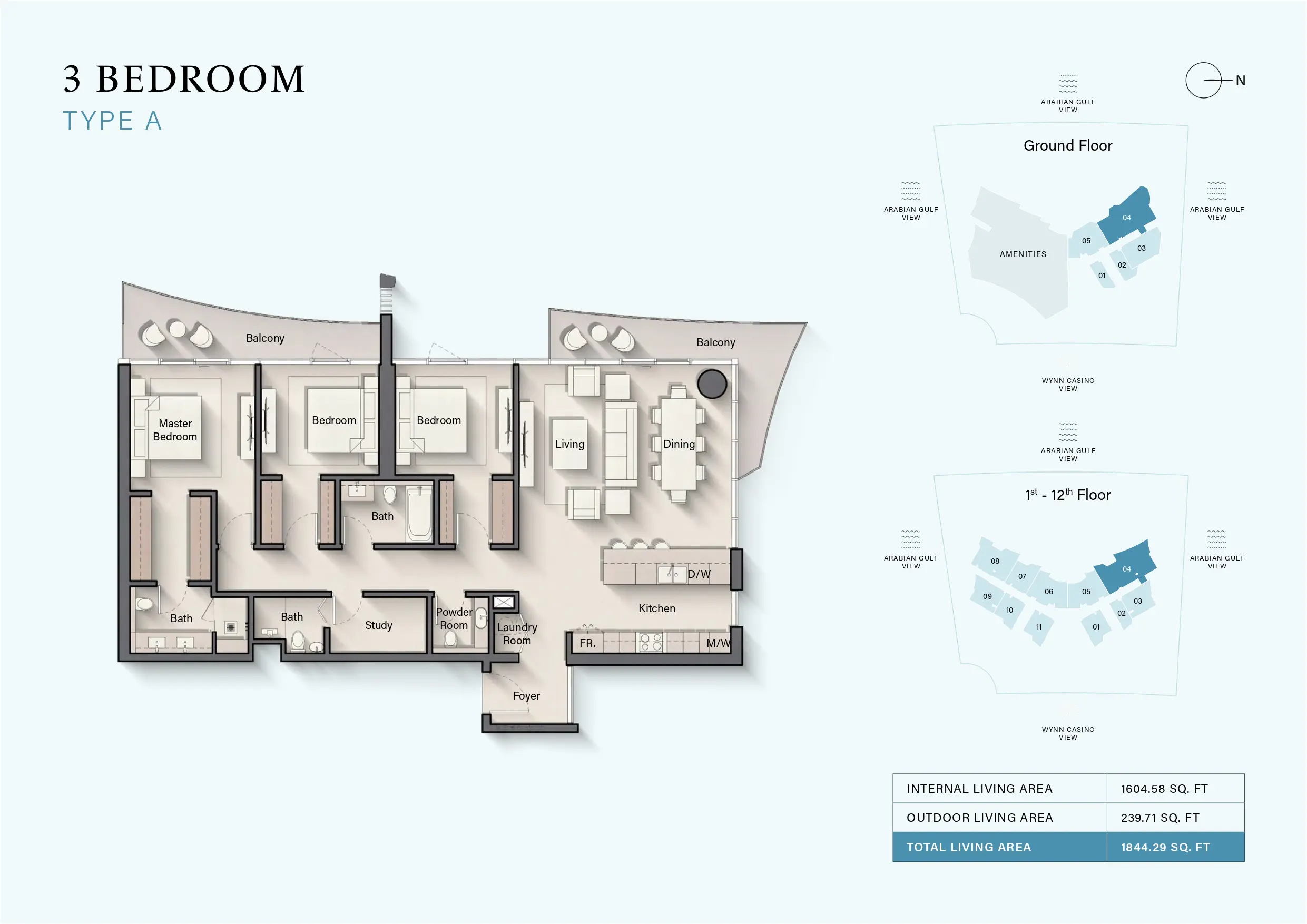 Type A floor plan