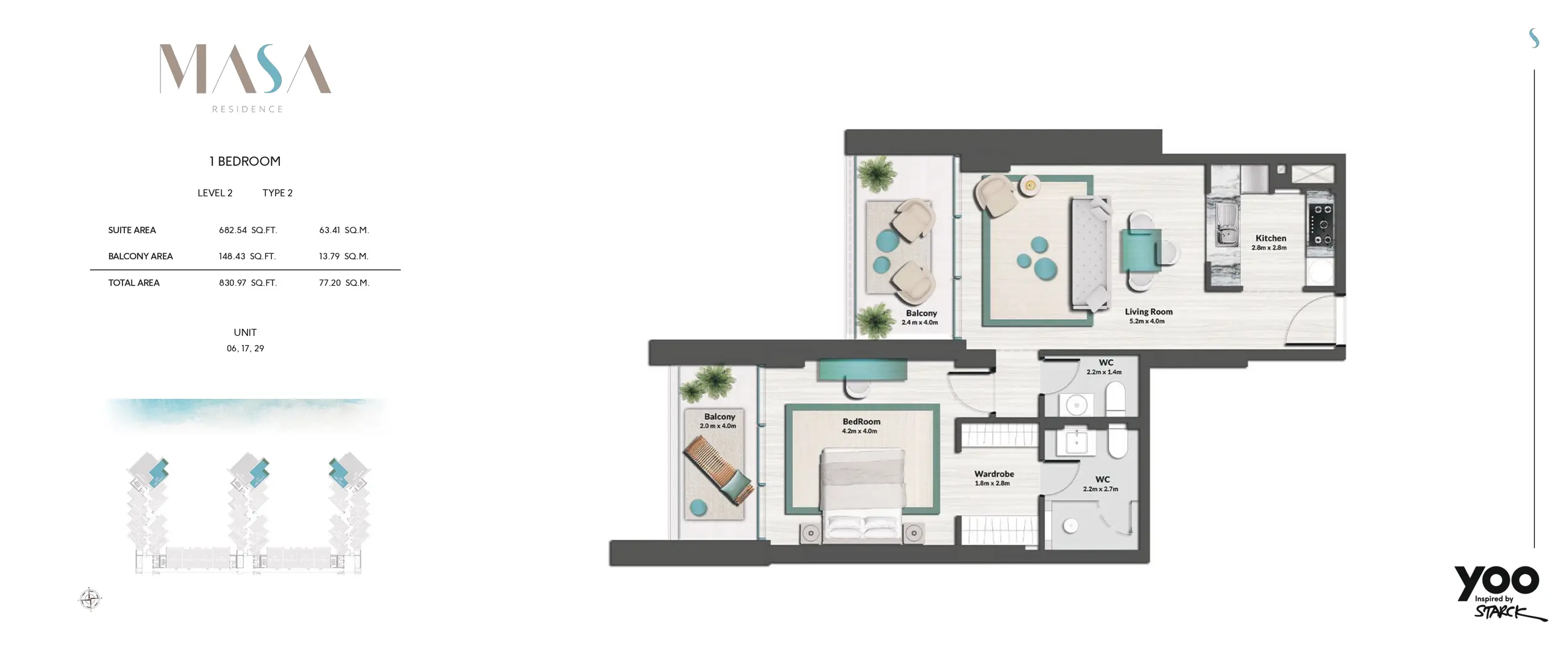 Type 2 floor plan