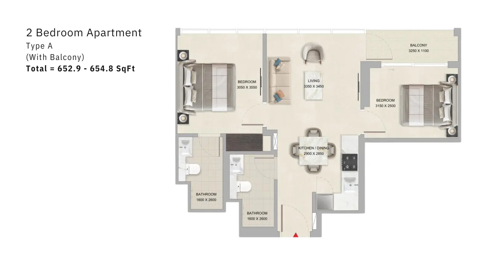 Type A floor plan