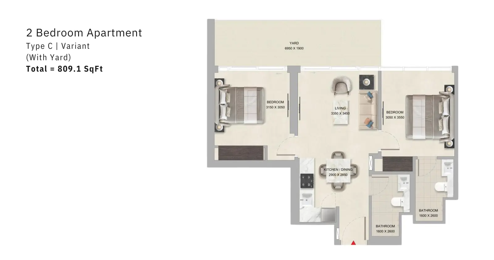 Type C Variant floor plan