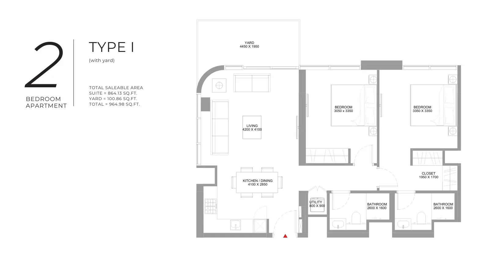 Type I floor plan