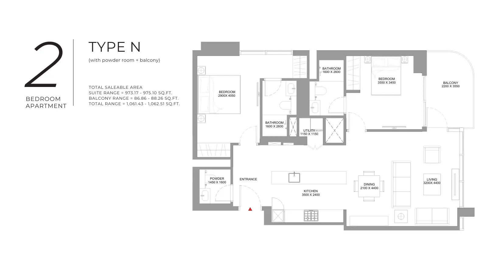 Type N floor plan
