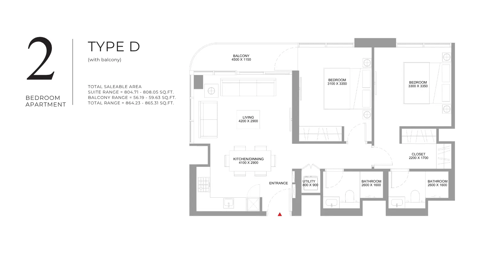 Type D floor plan