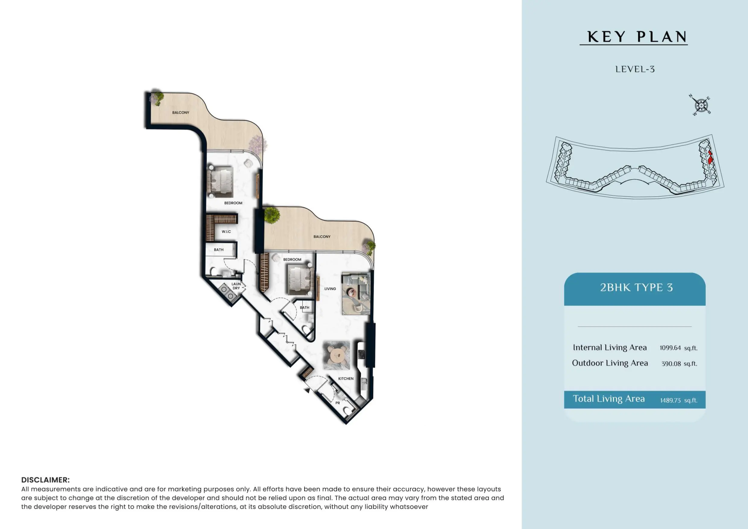 Type 3 floor plan