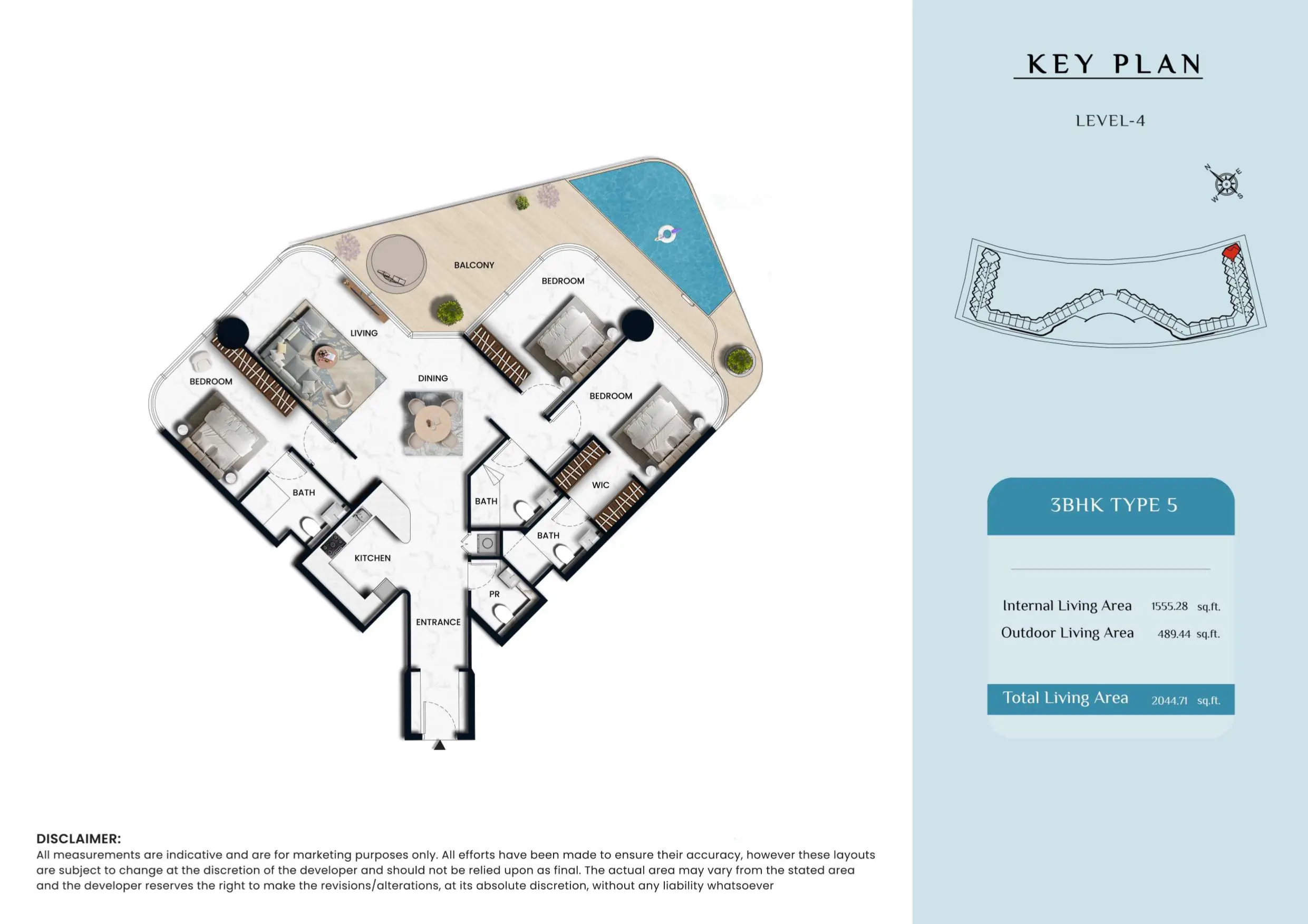 Type 3 floor plan
