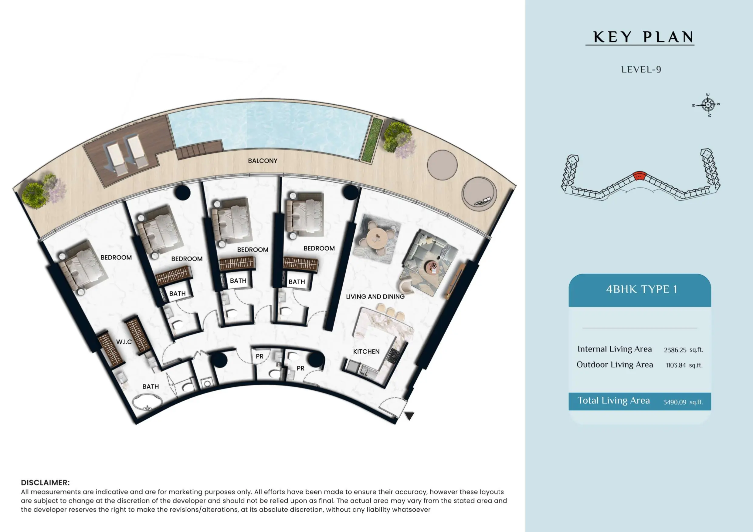 Type 1 floor plan
