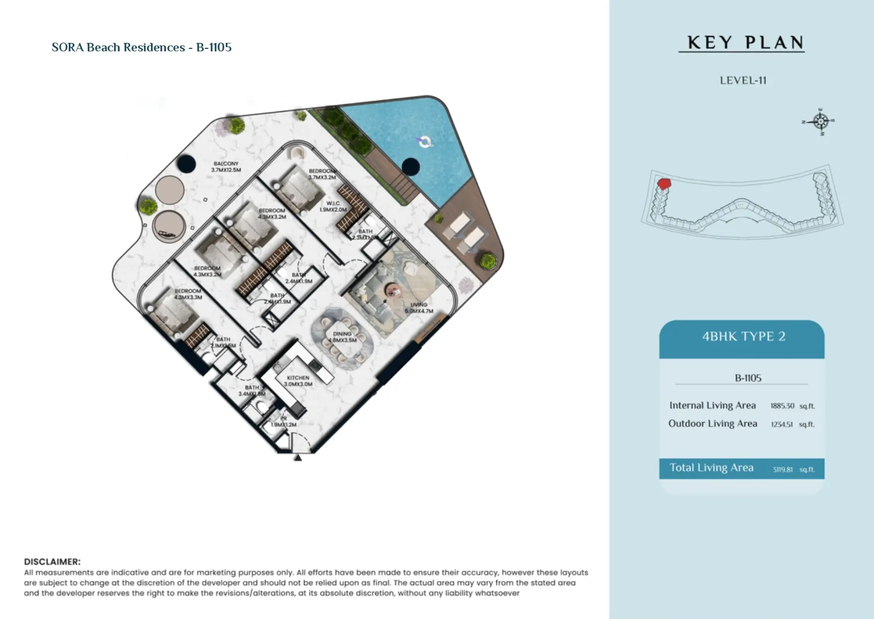 Type 3 floor plan