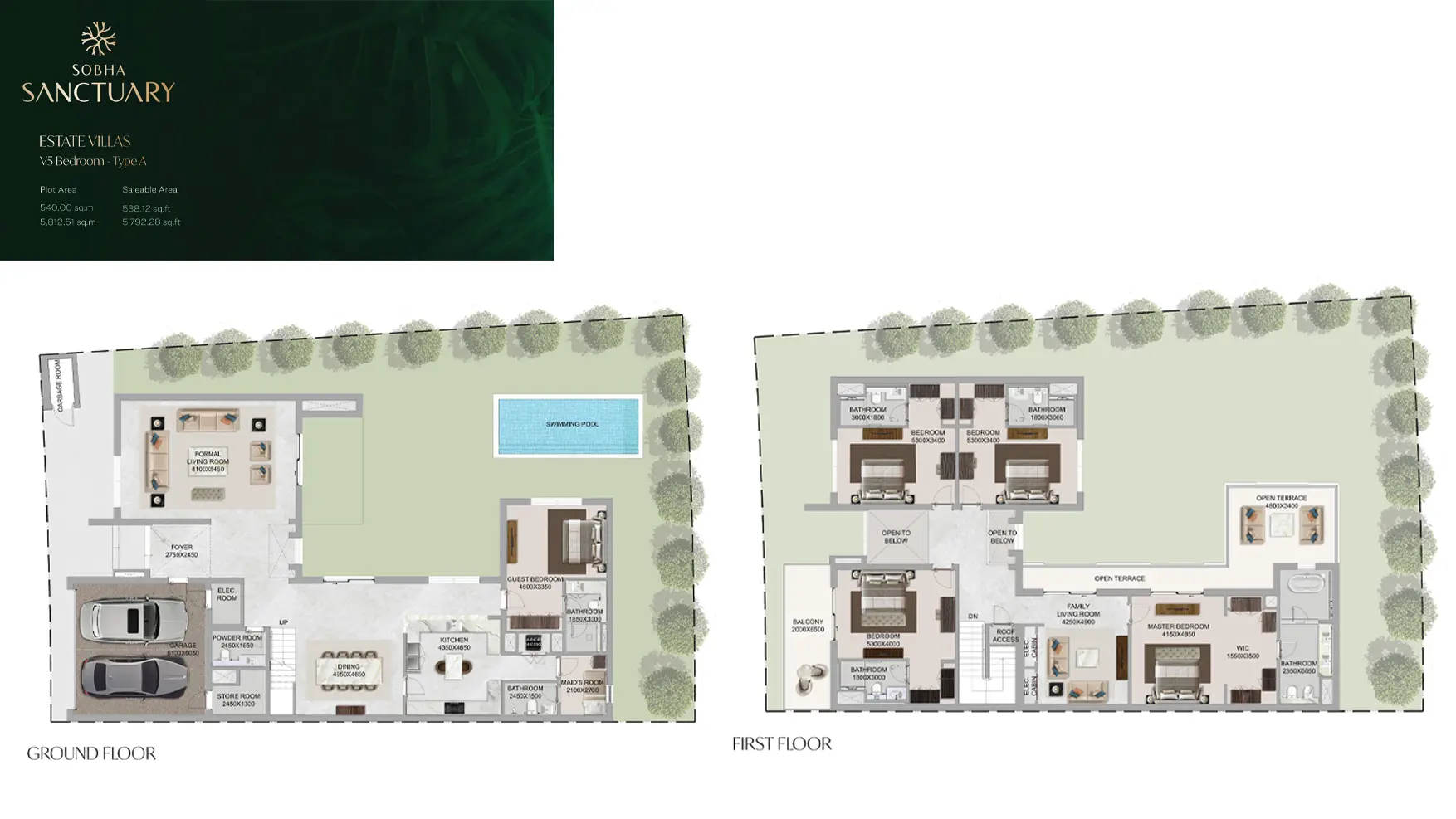Type A floor plan