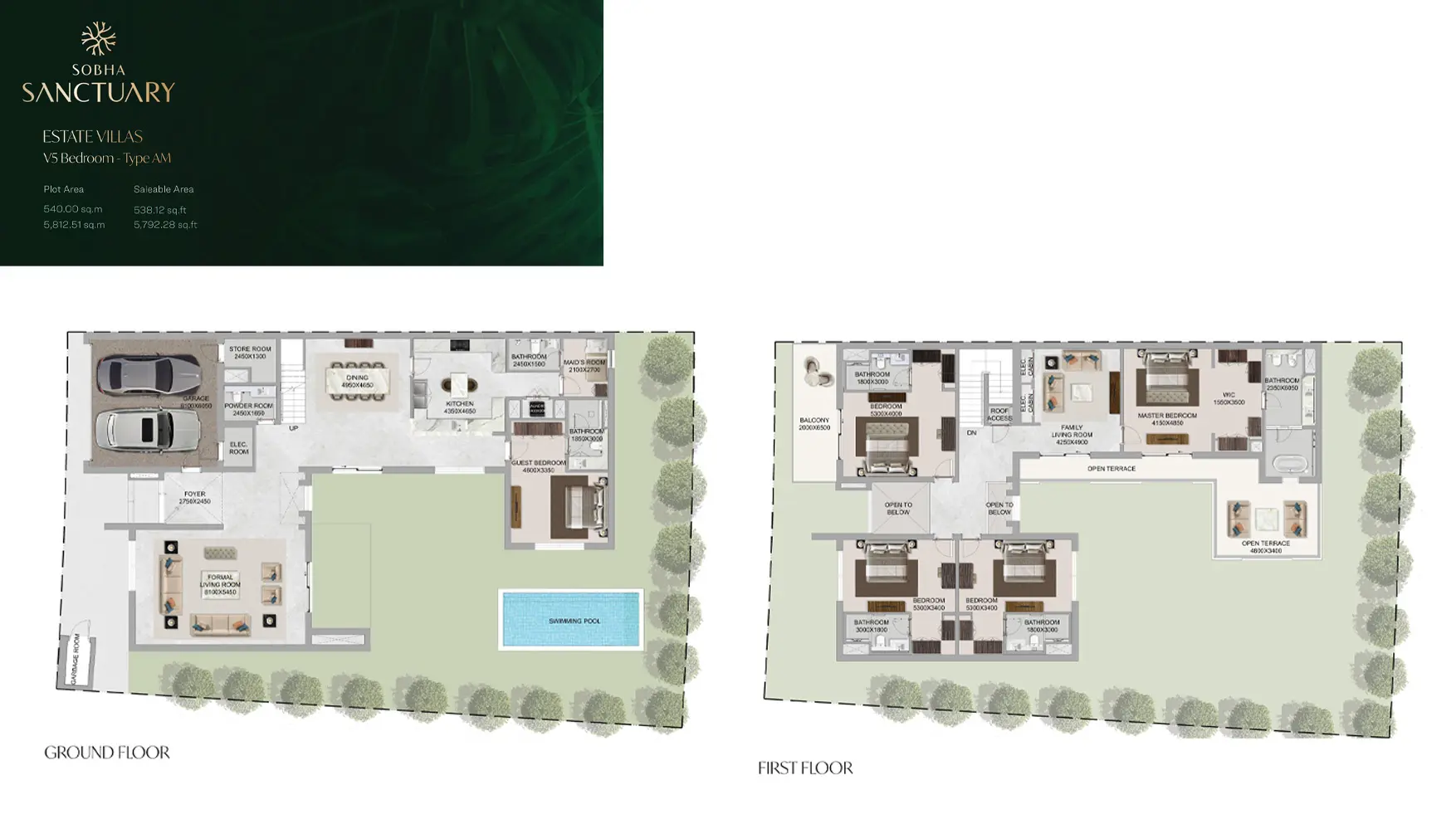 Type AM floor plan