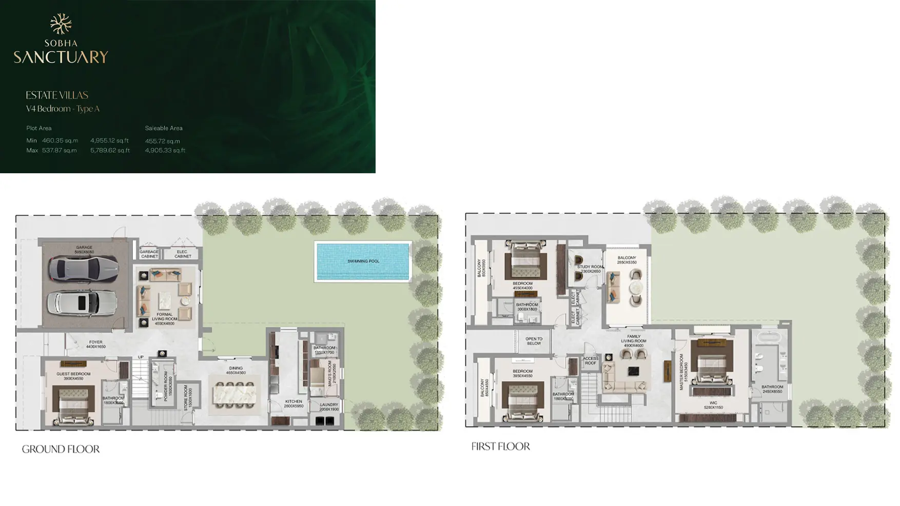 Type A floor plan