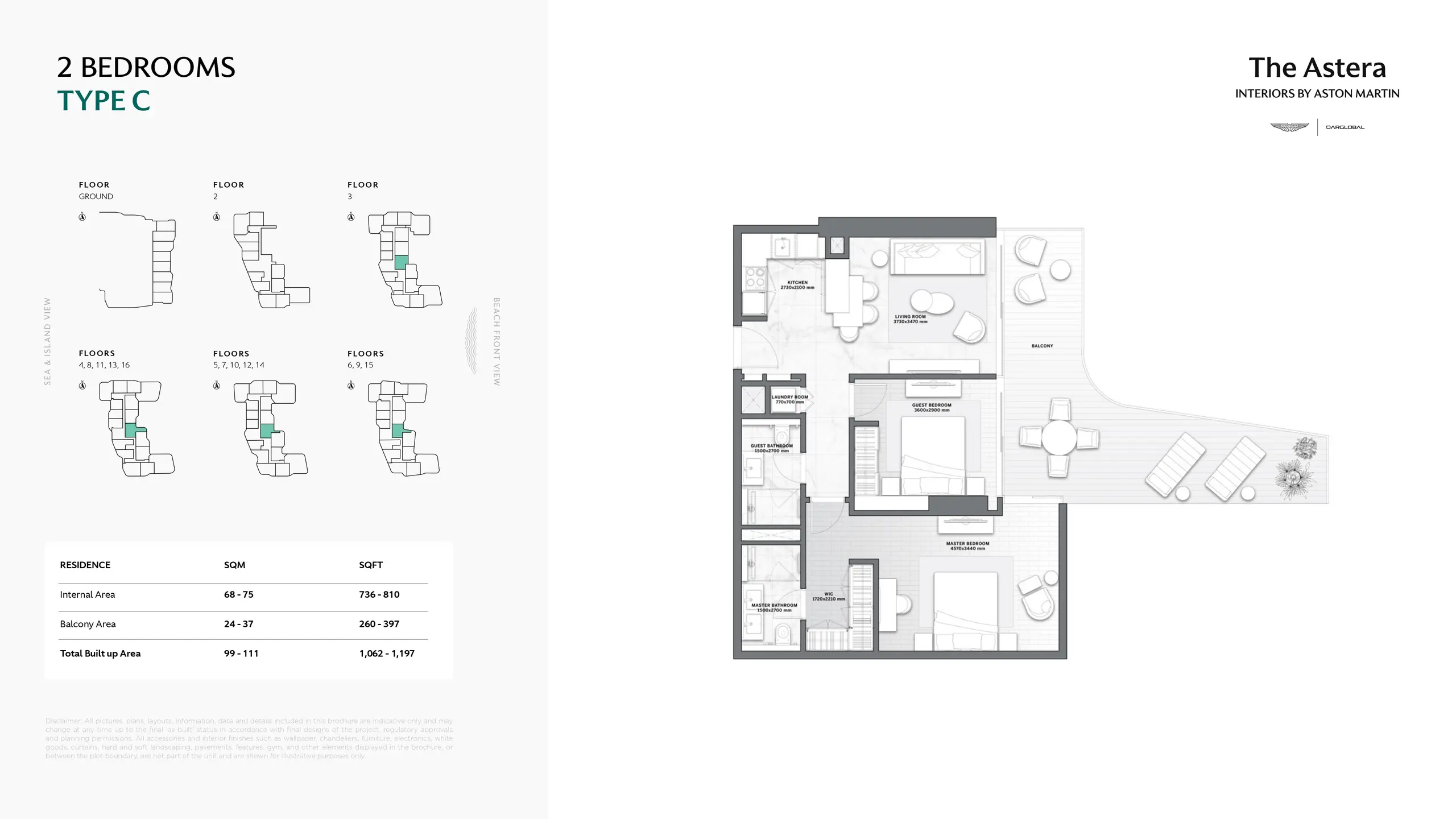 Type C floor plan