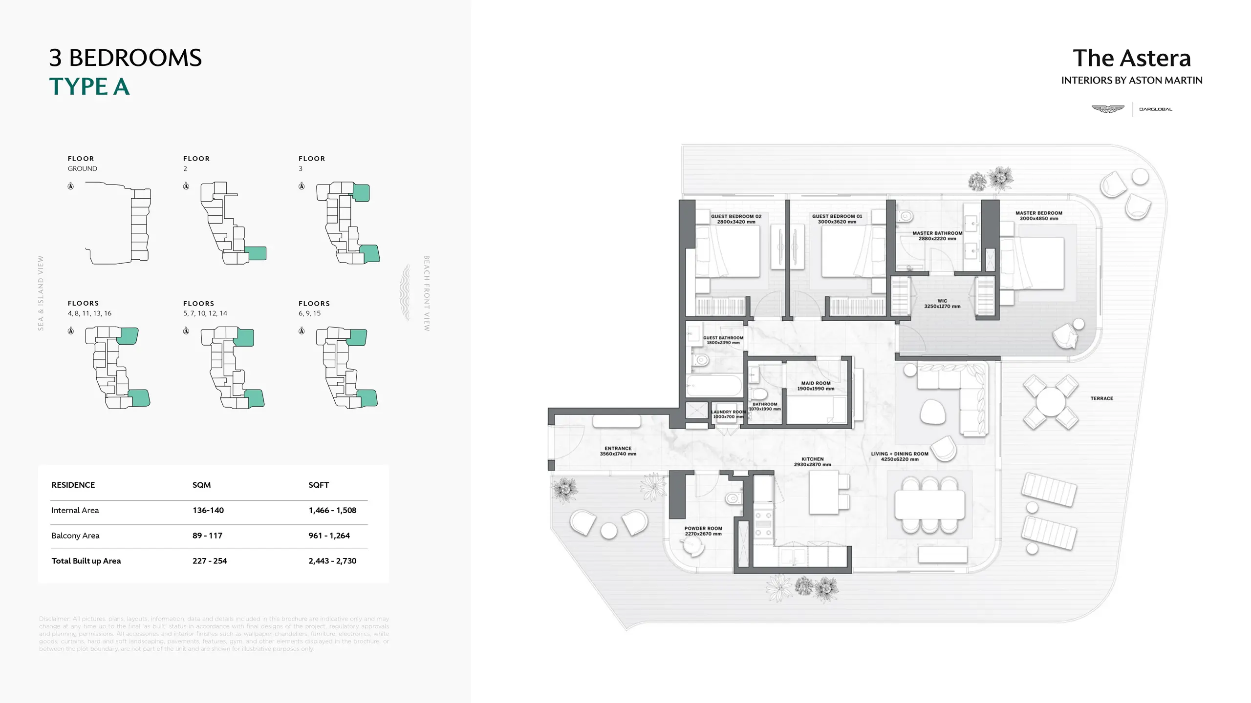 Type A floor plan