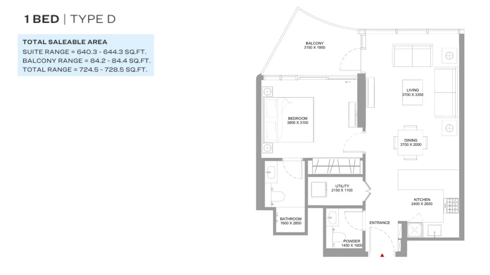 Type D floor plan