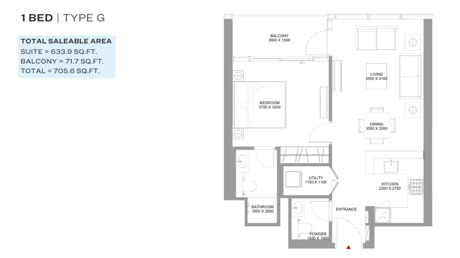 Type G floor plan