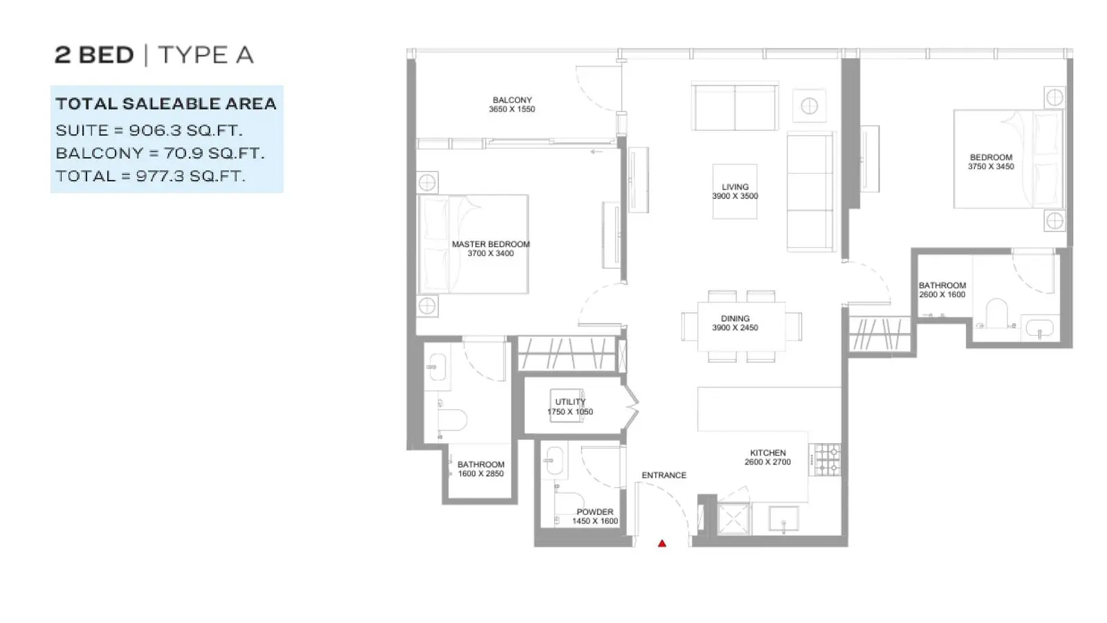 Type A floor plan
