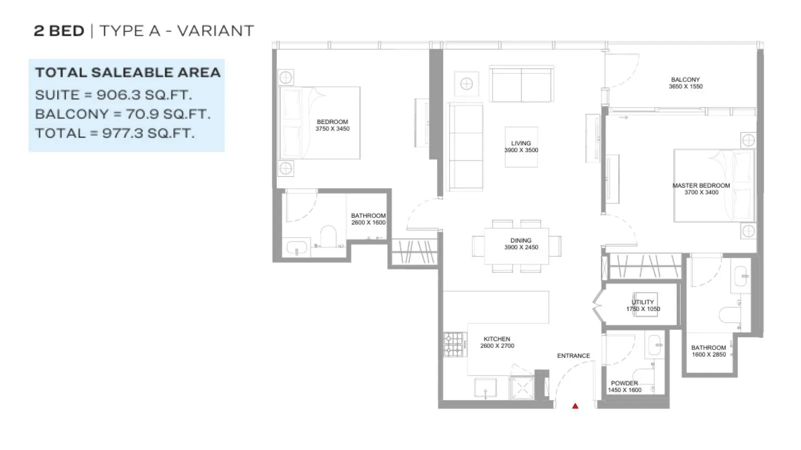 Type A-Variant floor plan