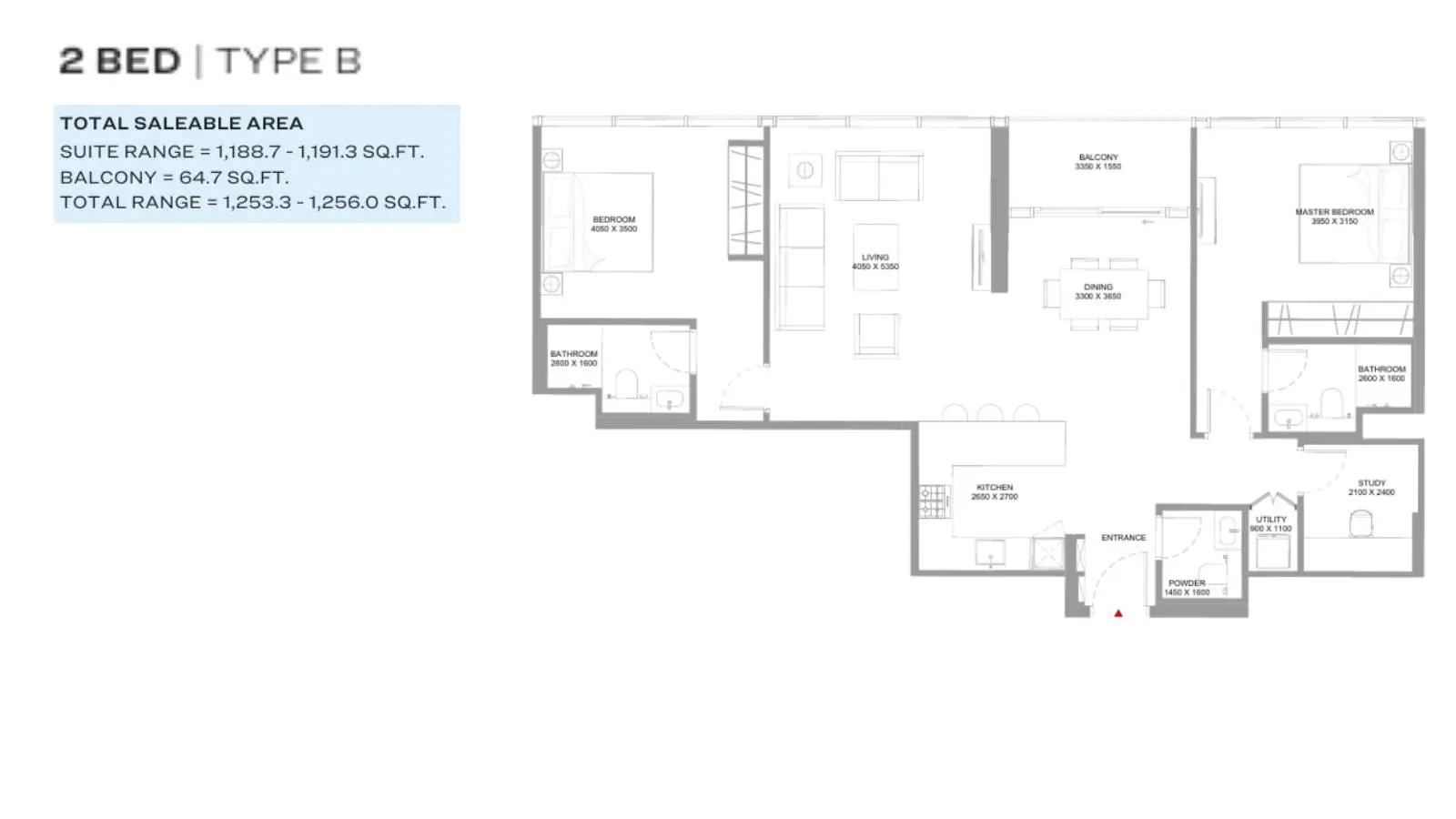 Type B floor plan