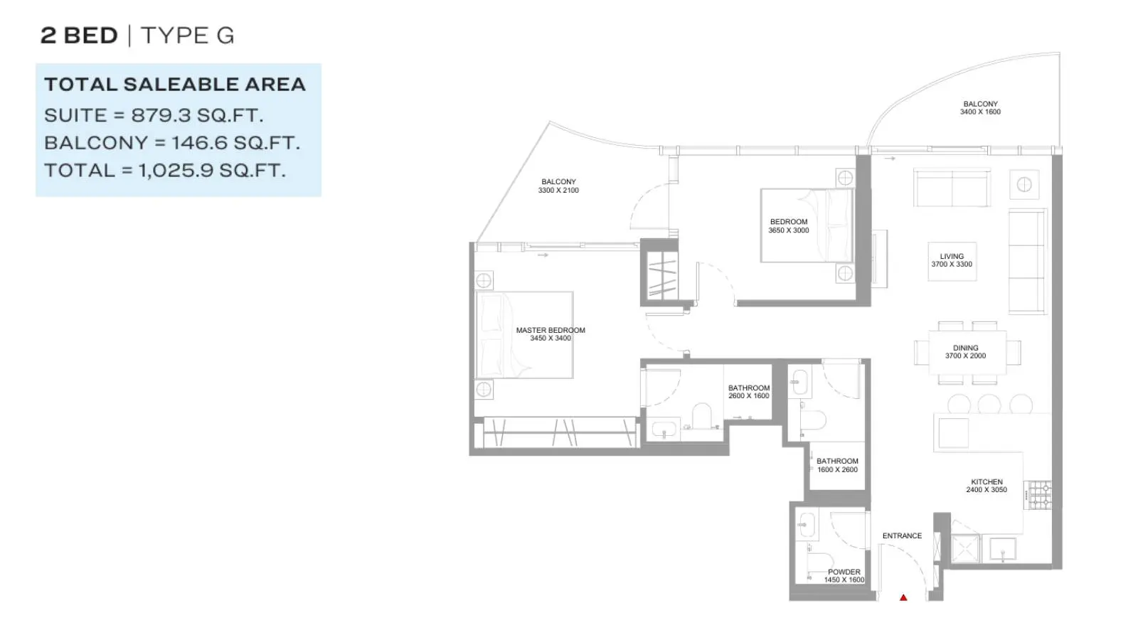 Type G floor plan