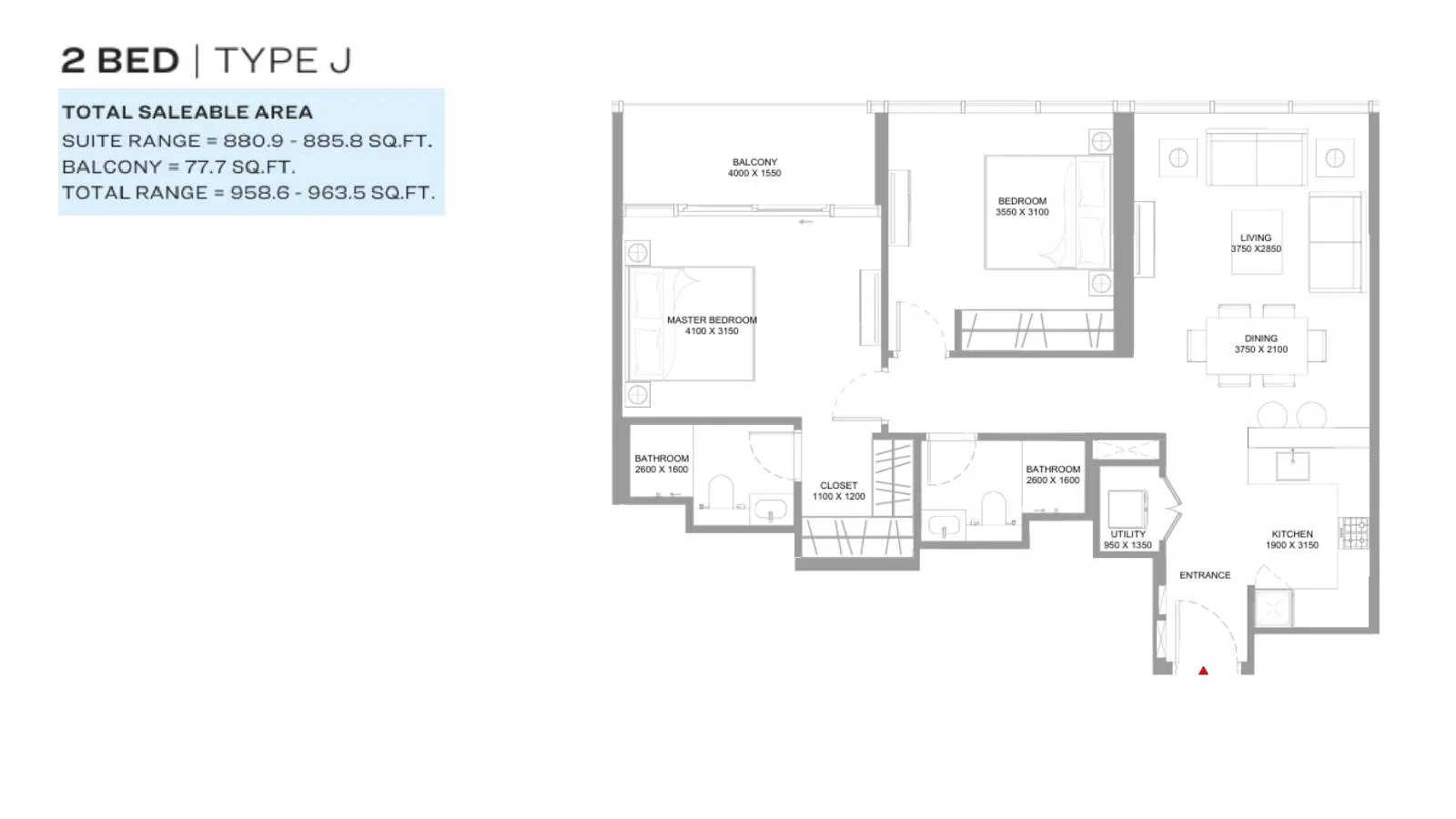 Type J floor plan