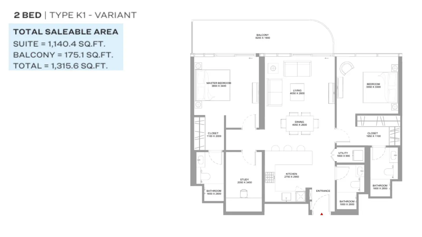 Type K1-Variant floor plan