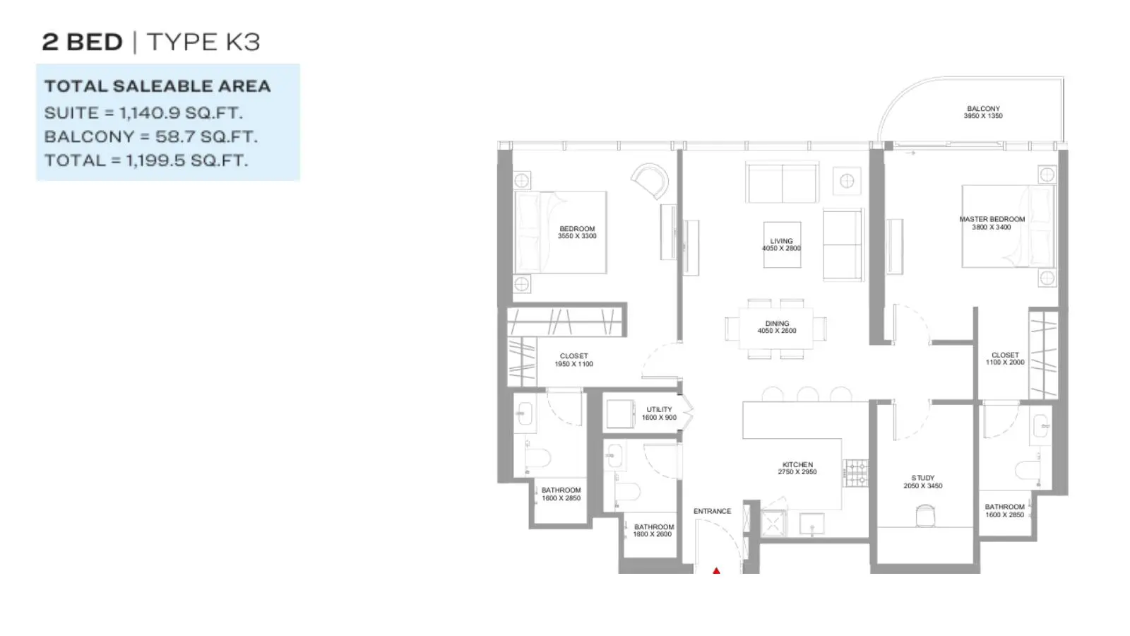 Type K3 floor plan