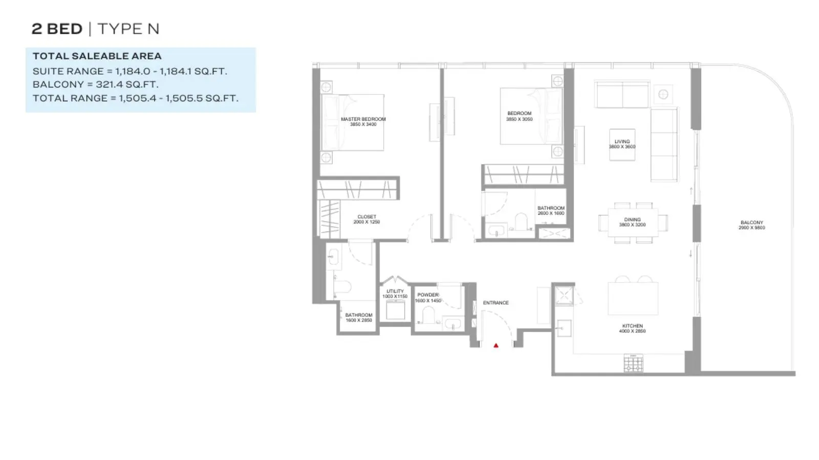 Type N floor plan
