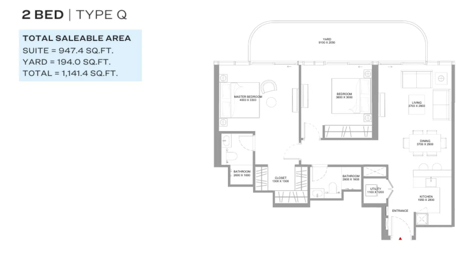 Type Q floor plan