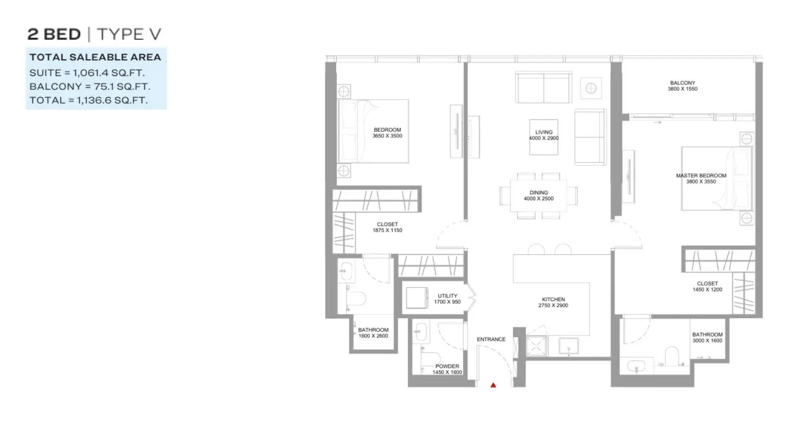 Type V floor plan