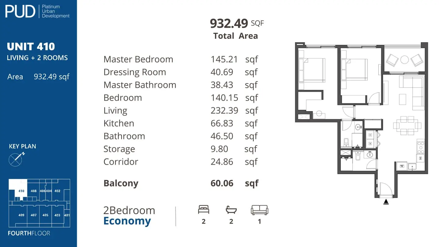 Economy floor plan