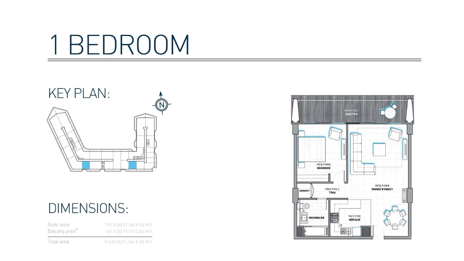 Types A floor plan