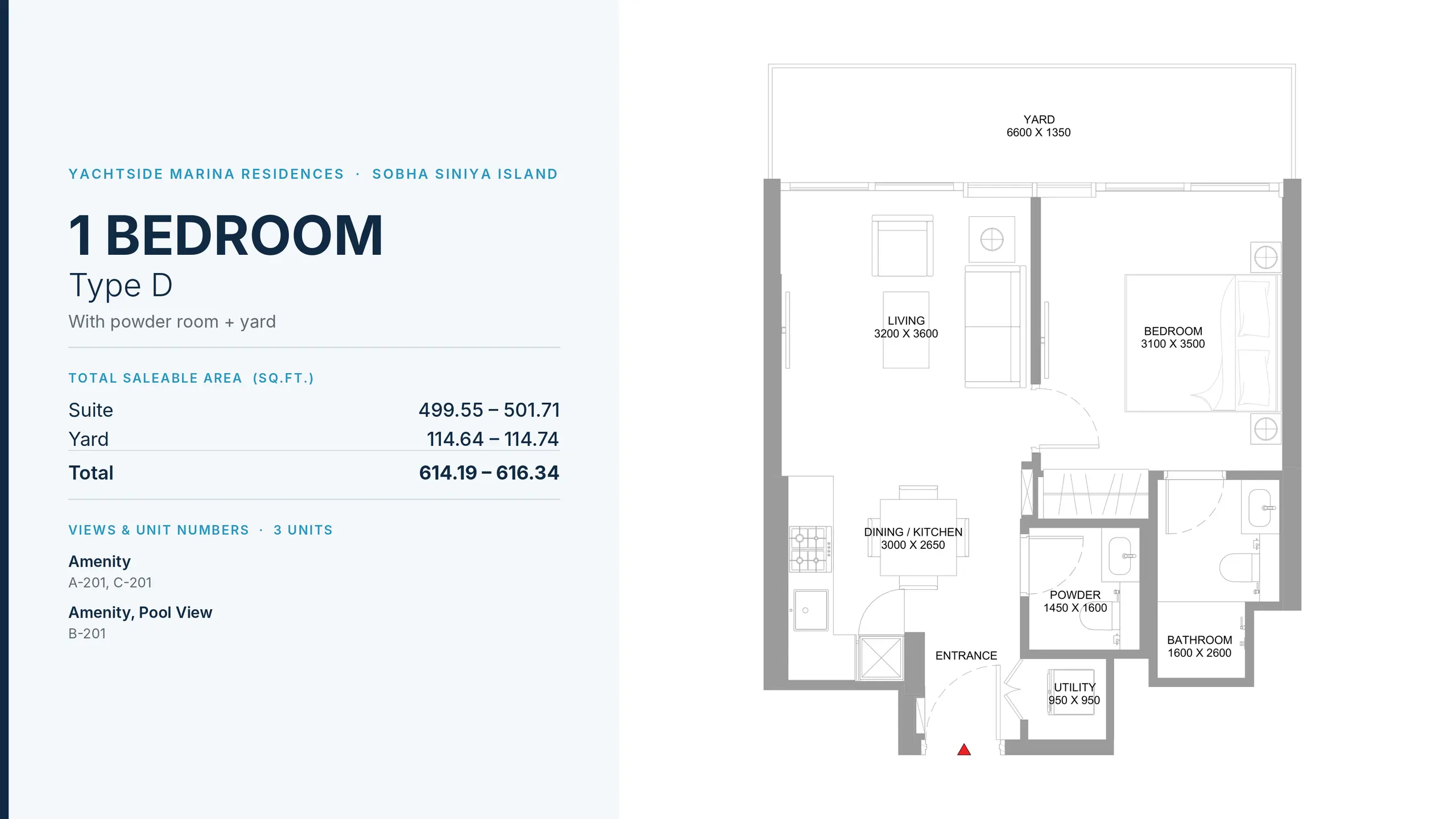 Type D floor plan