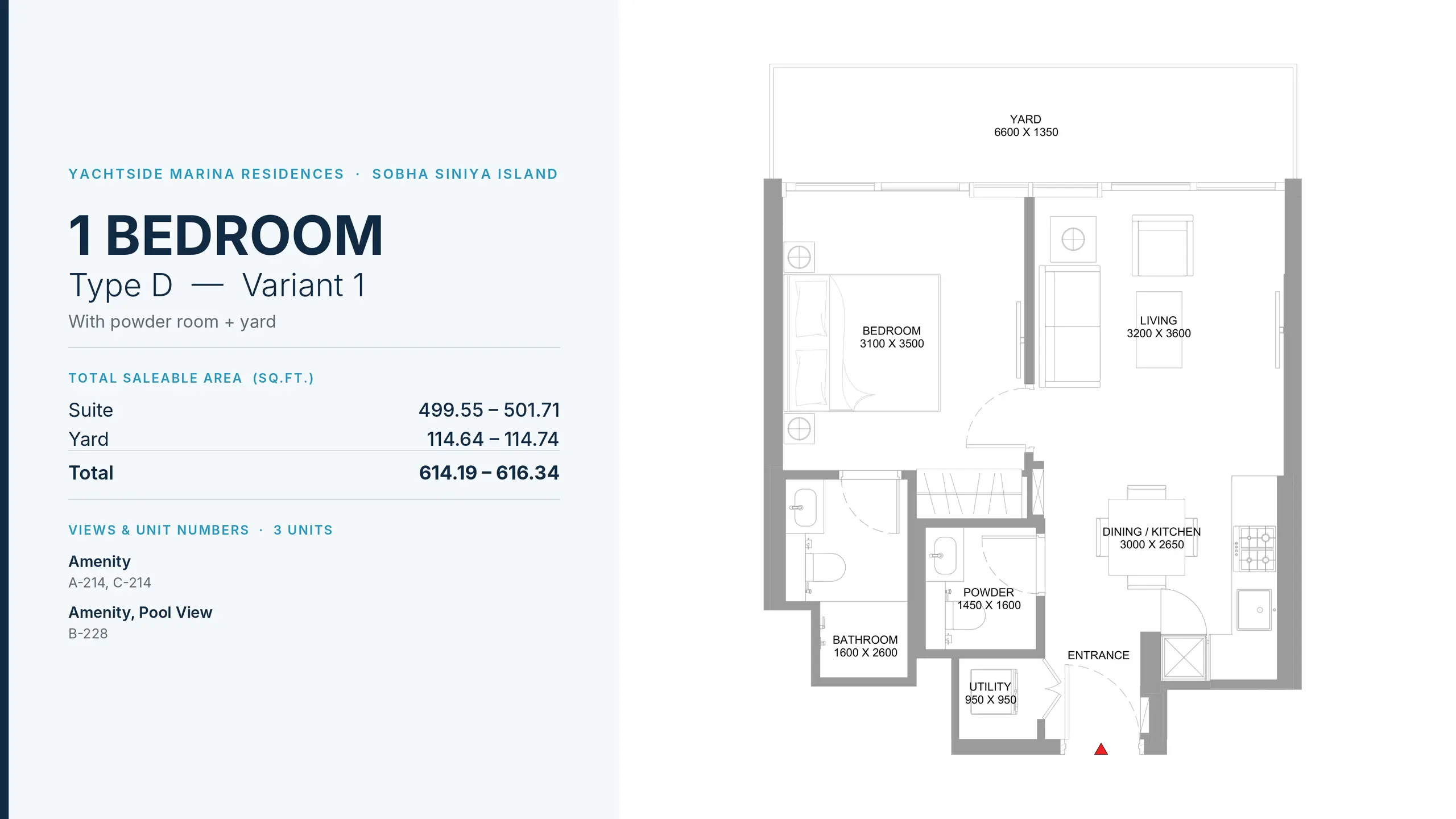 Type D - Variant 1 floor plan