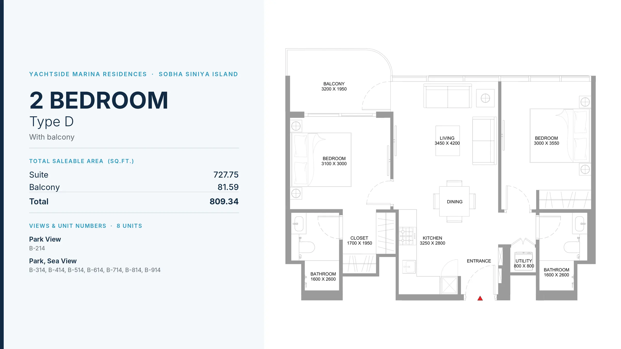 Type D floor plan