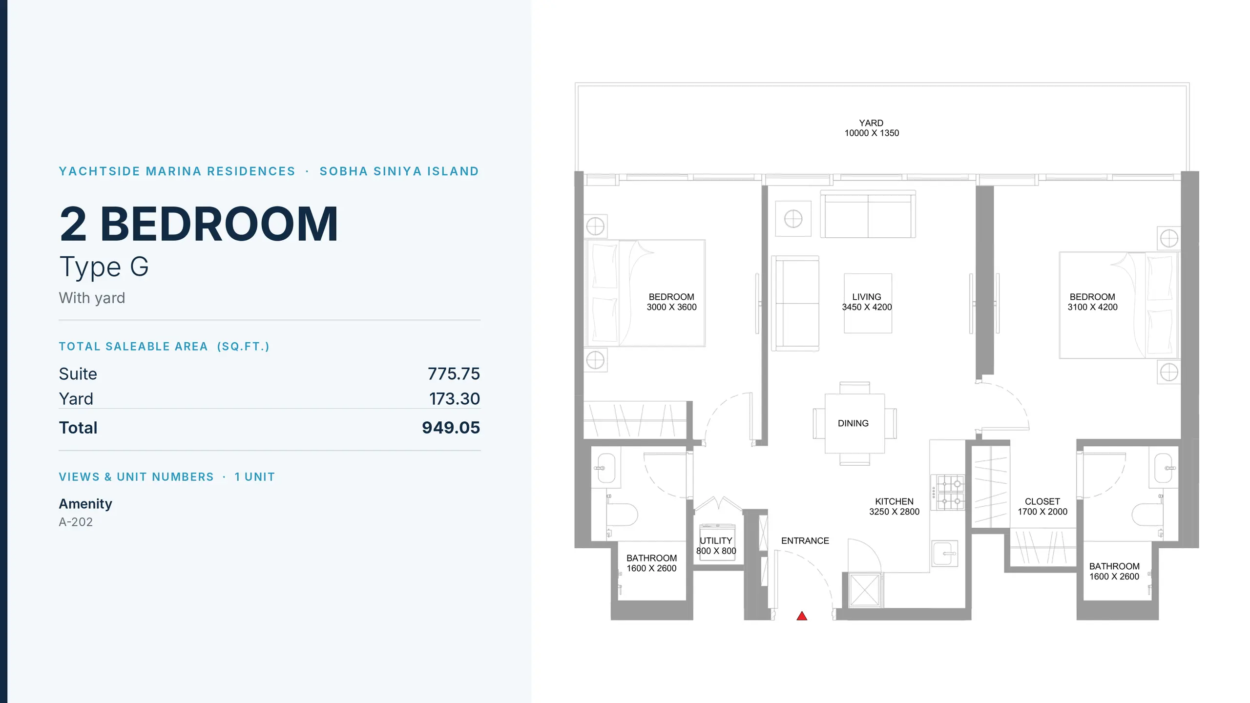 Type G floor plan