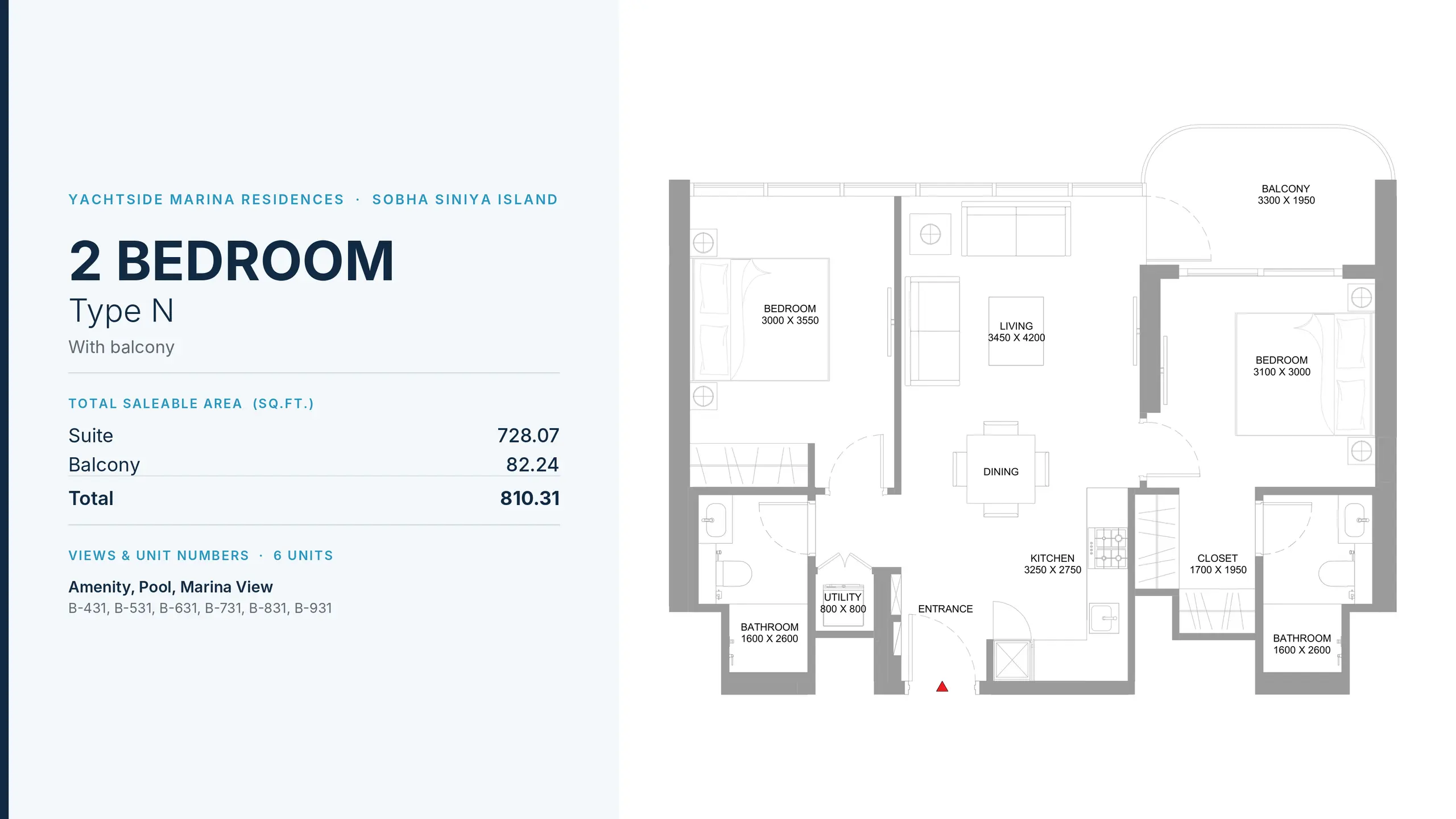 Type N floor plan